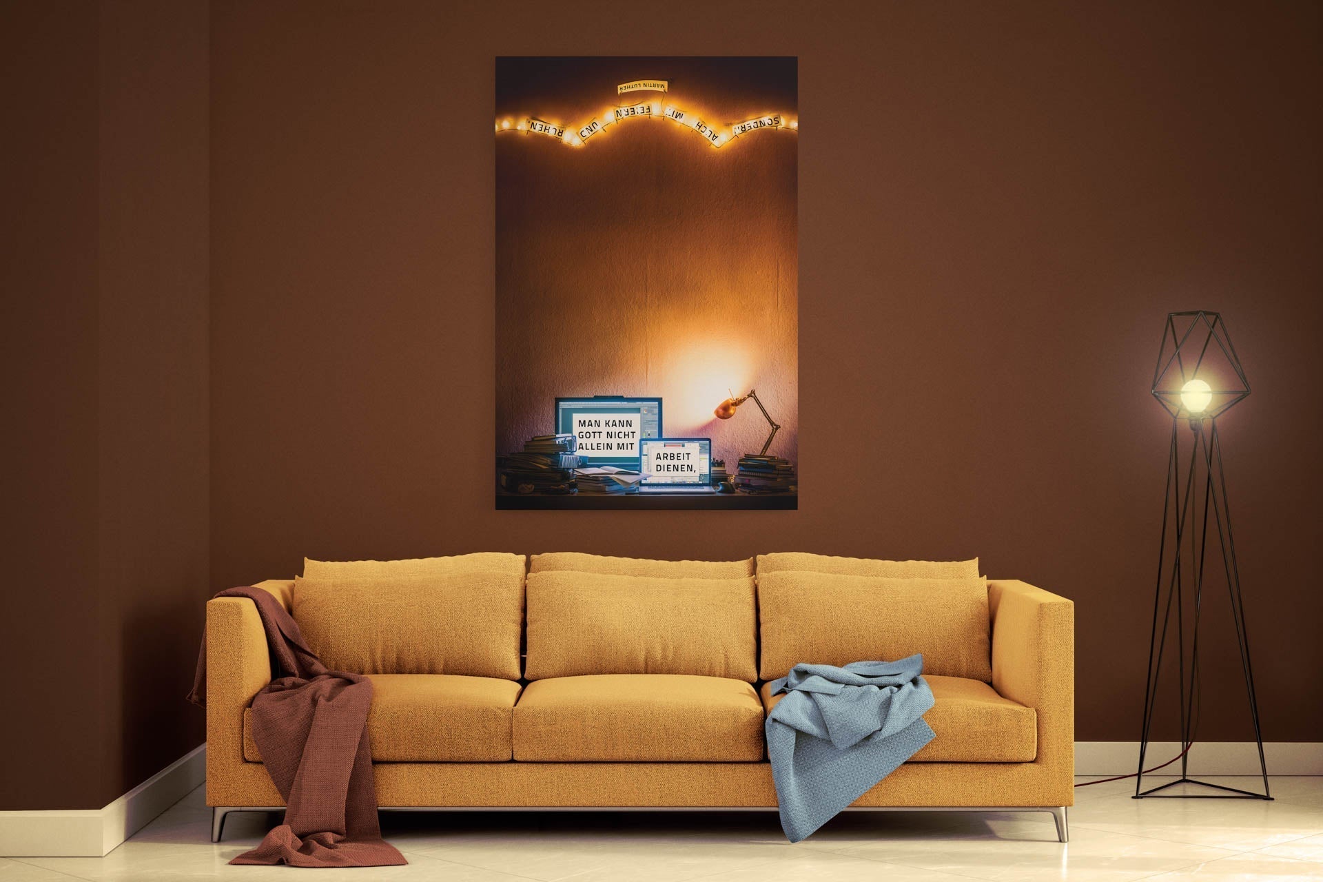 Martin Luther Reformation Poster: Feiern und Ruhen. - Undarstellbar