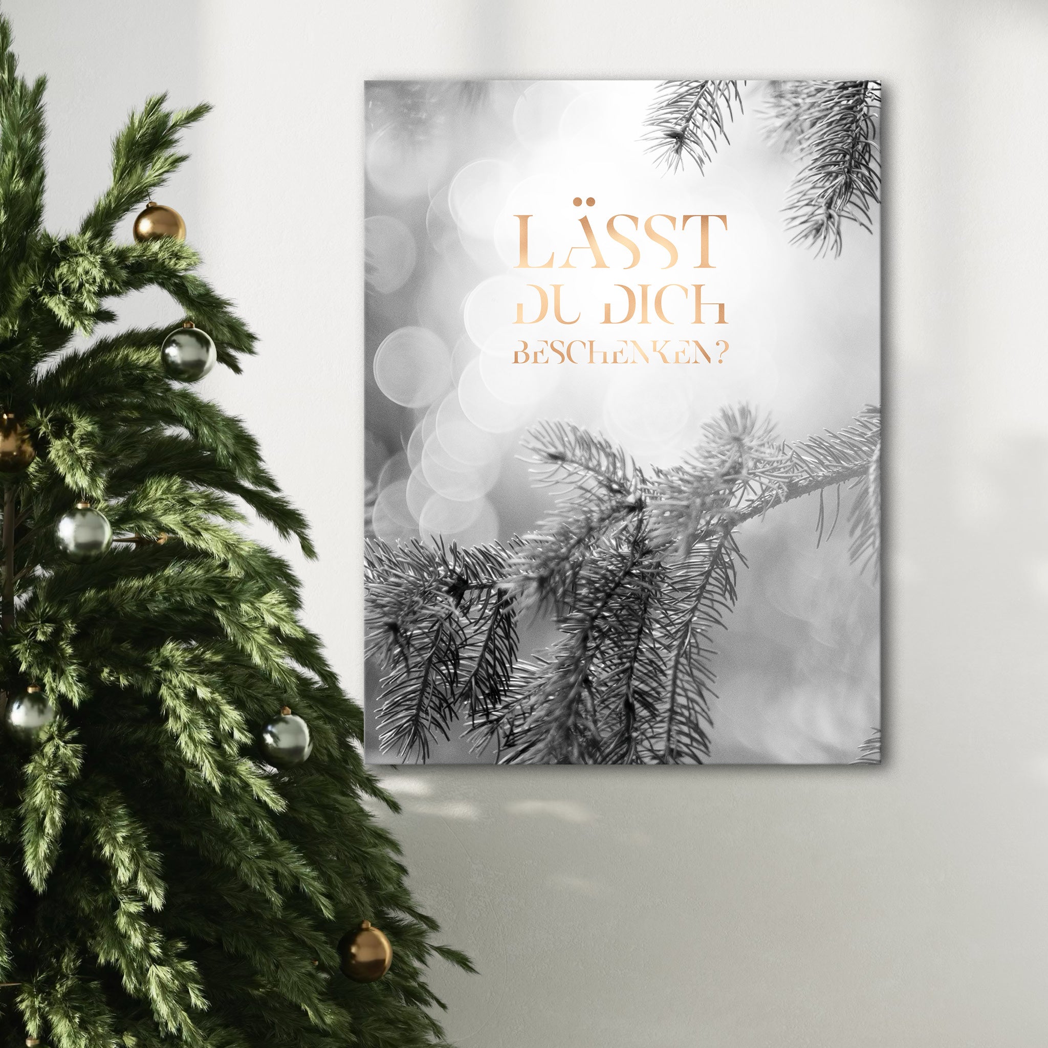 Leinwand Lässt du dich beschenken?