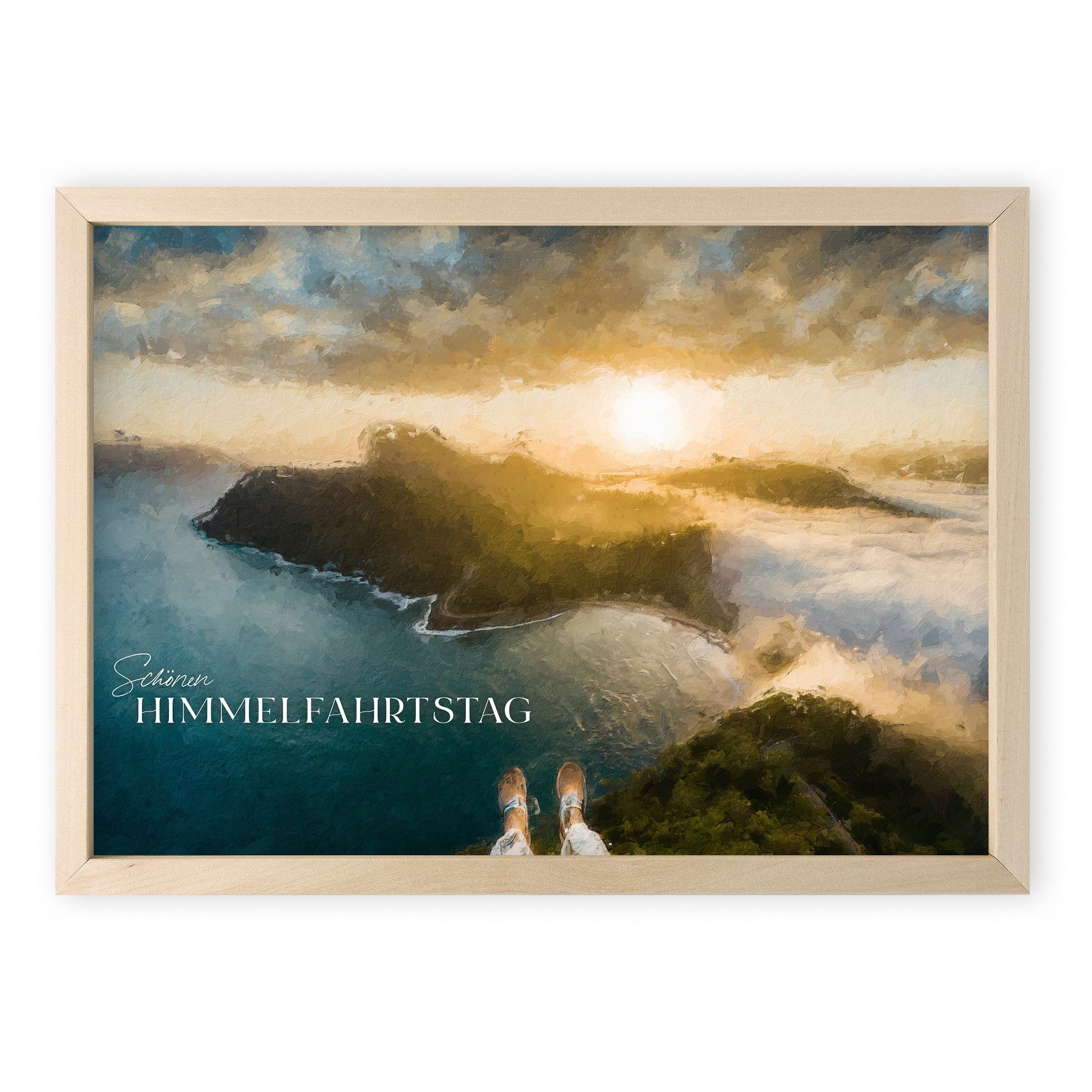 Poster Schönen Himmelfahrtstag