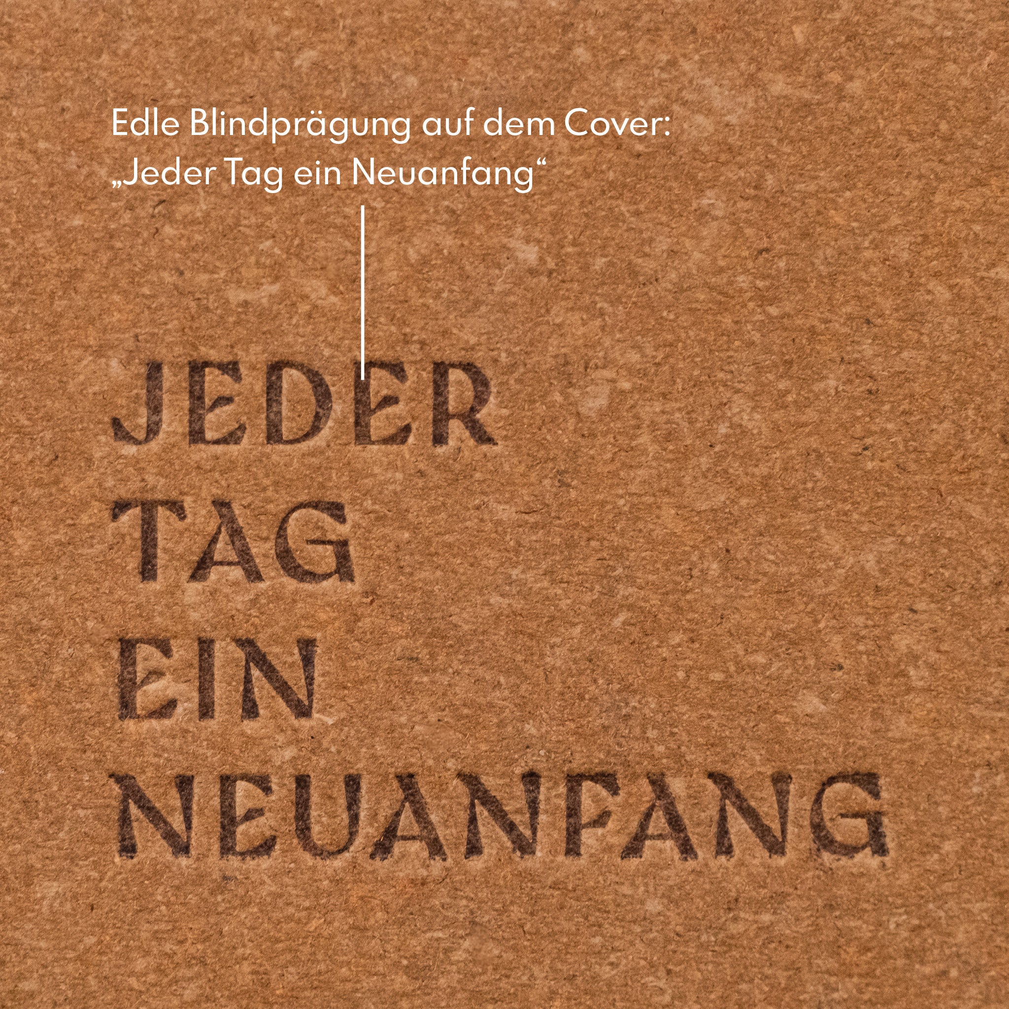 Notizbuch Jeder Tag ein Neuanfang - Undarstellbar