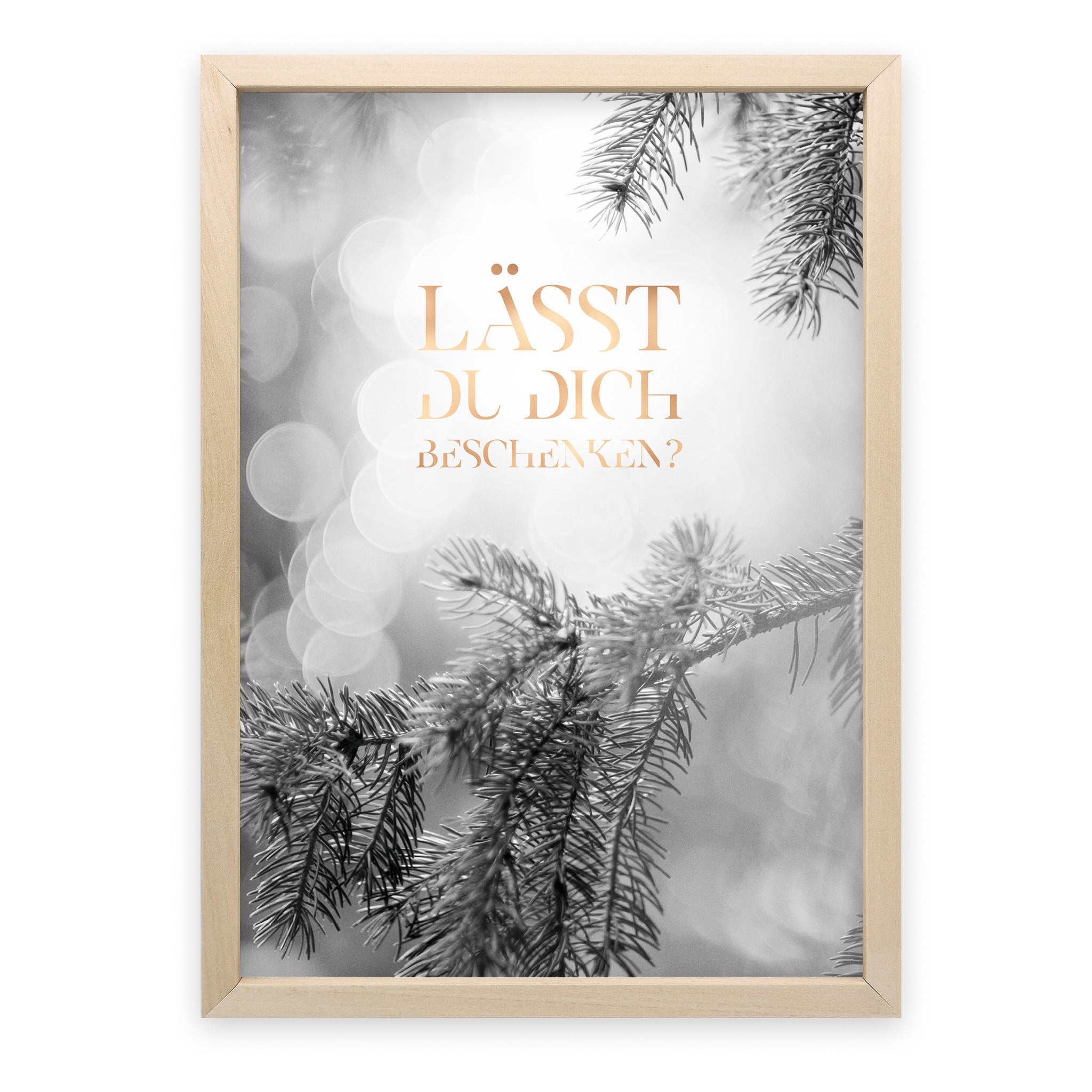 Poster Lässt du dich beschenken? - Undarstellbar