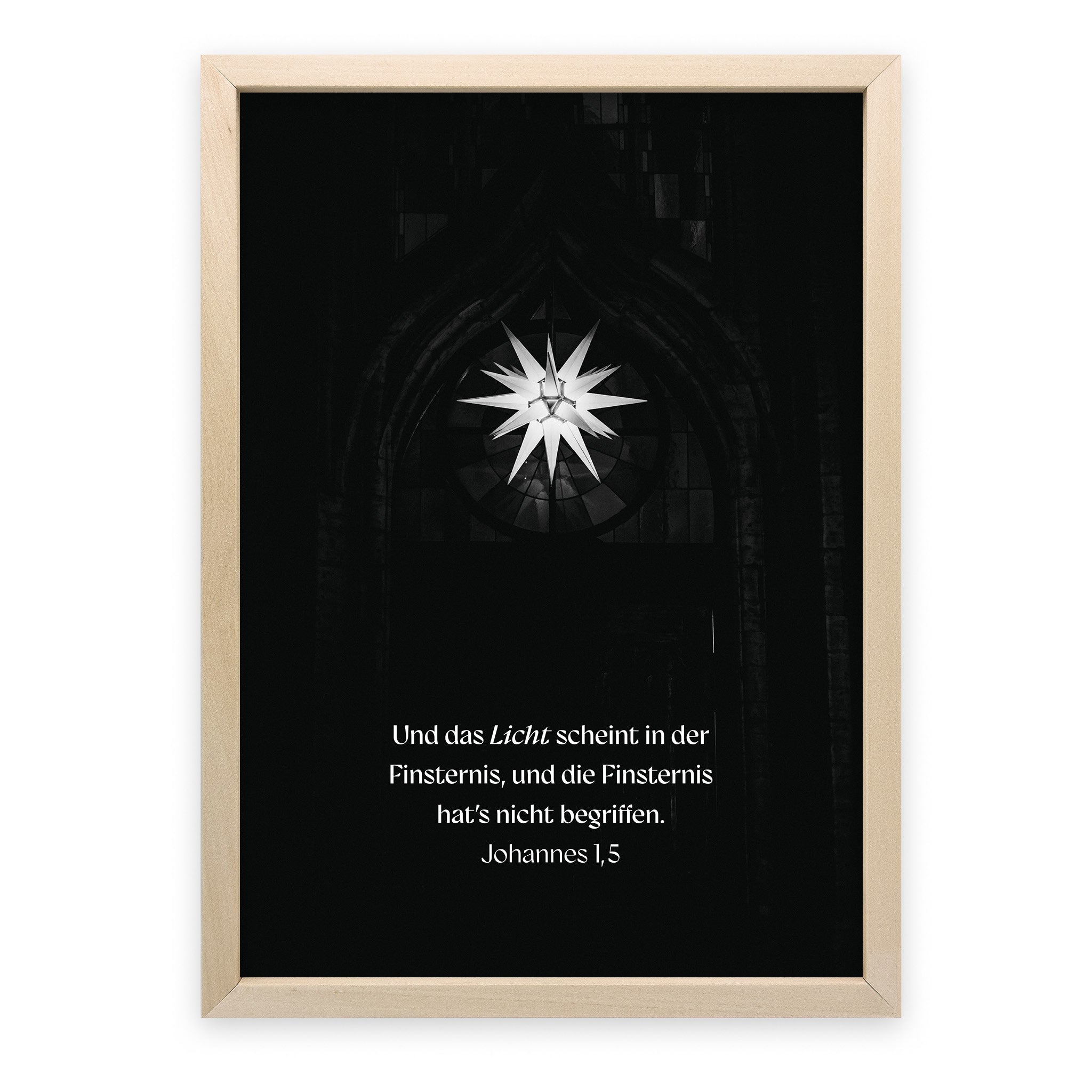 Poster Und das Licht scheint in der Finsternis - Undarstellbar
