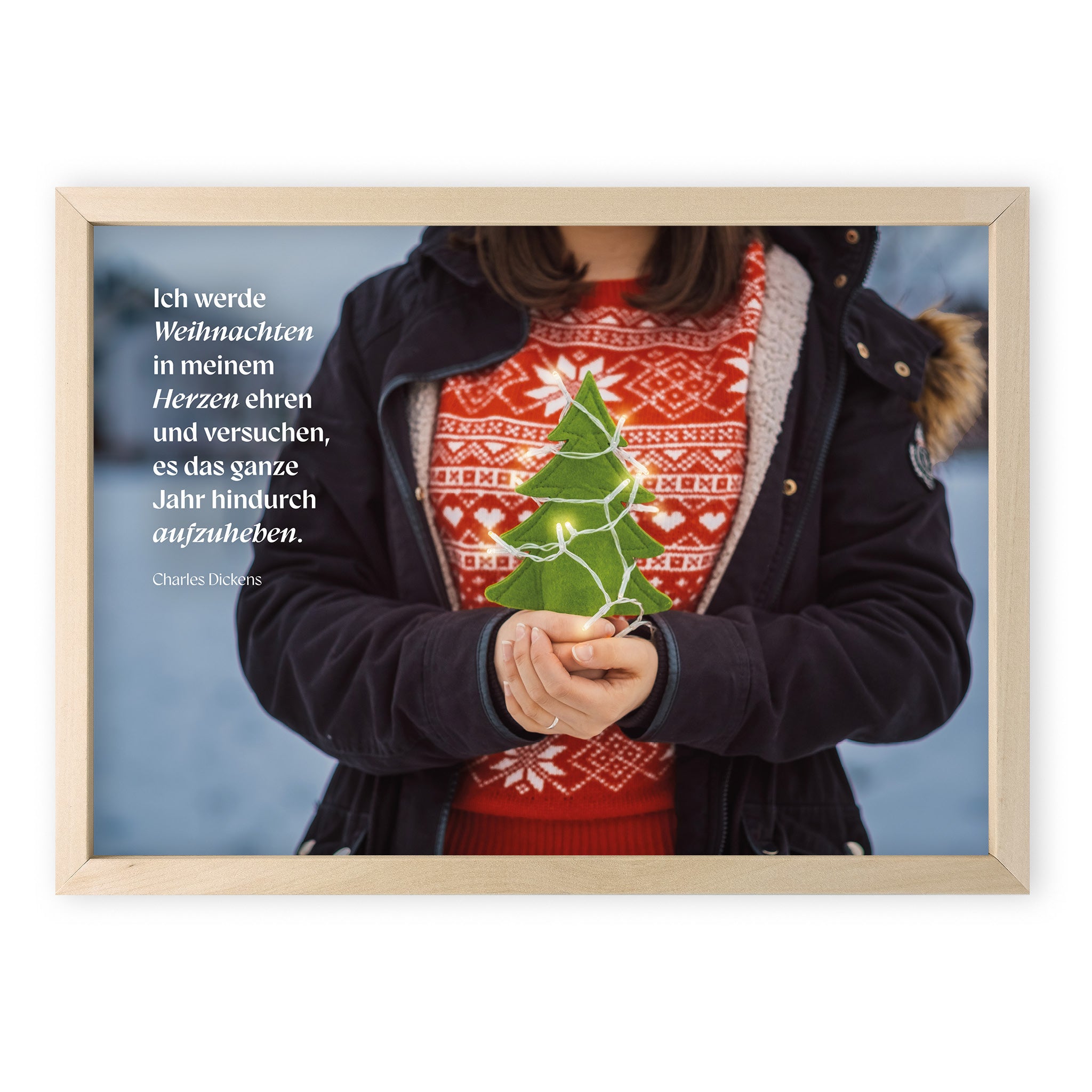 Poster Weihnachten im Herzen ehren - Undarstellbar