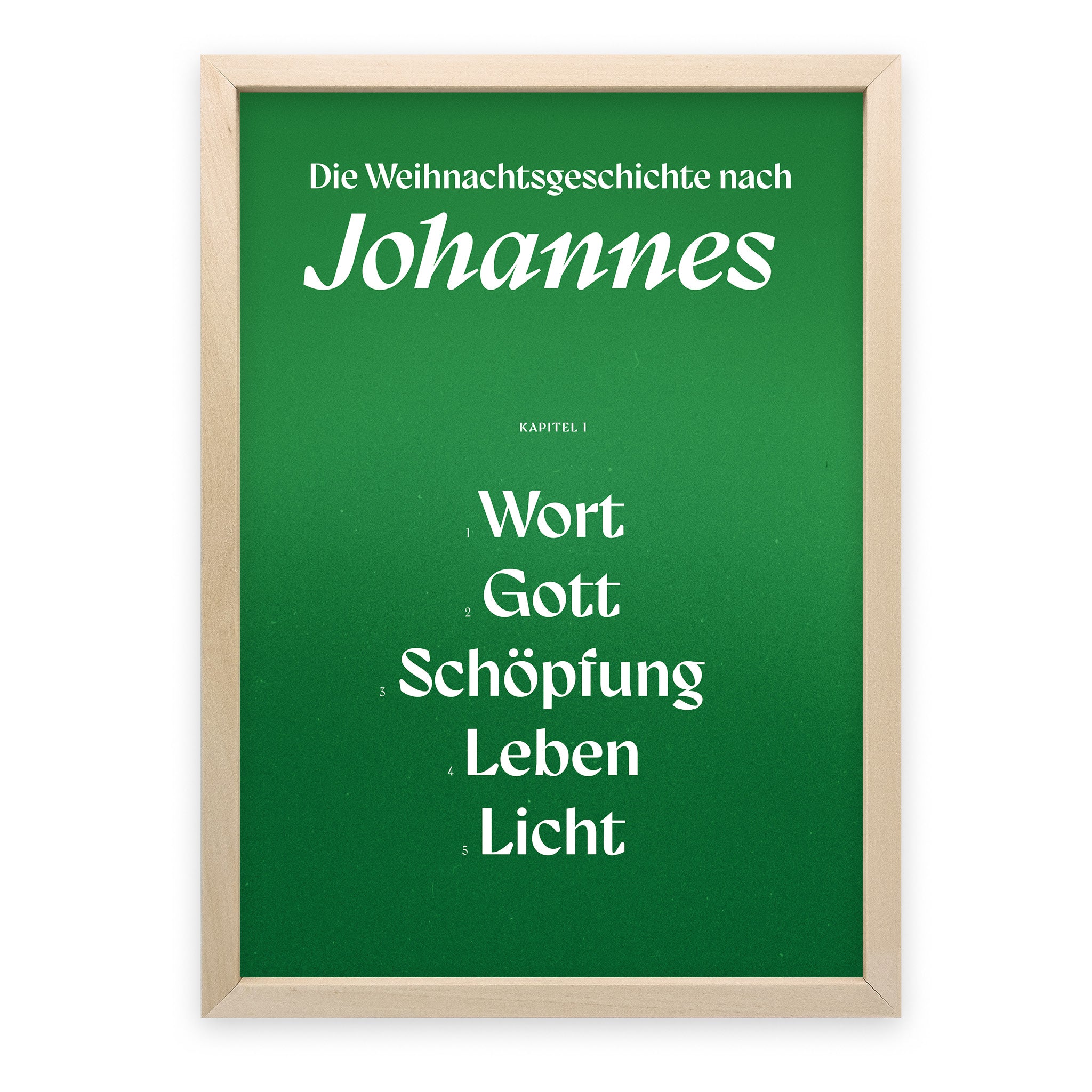 Poster Die Weihnachtsgeschichte nach Johannes - Undarstellbar