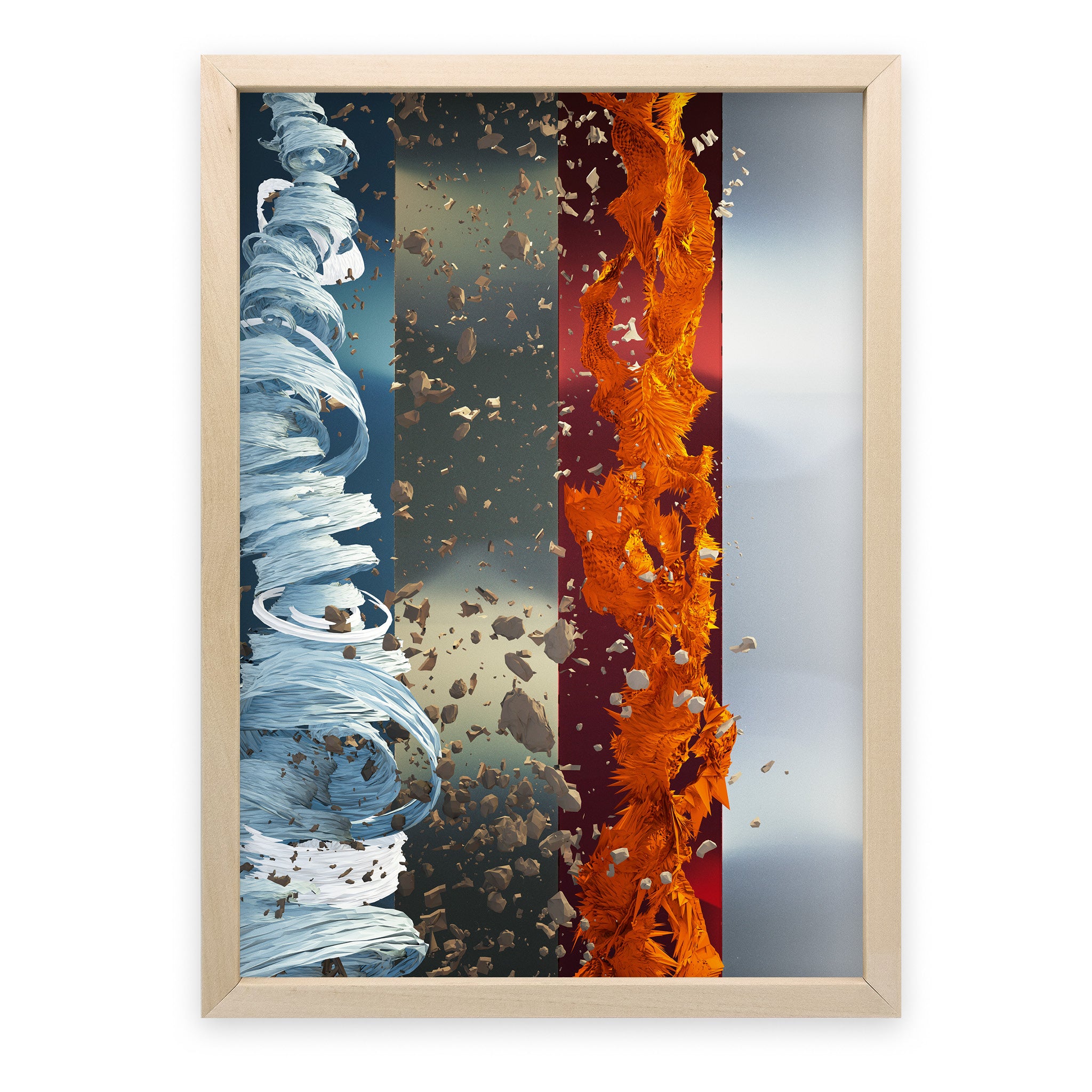 Poster Elia – Sturm, Erdbeben, Feuer, Stille - Undarstellbar