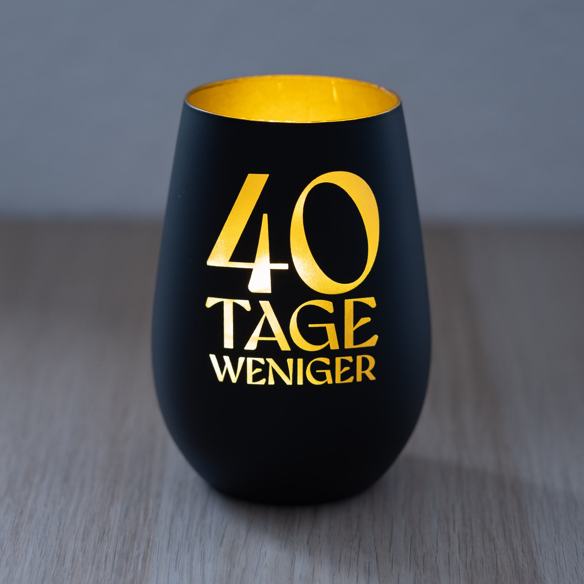 Windlicht 40 Tage weniger. Fastenzeit