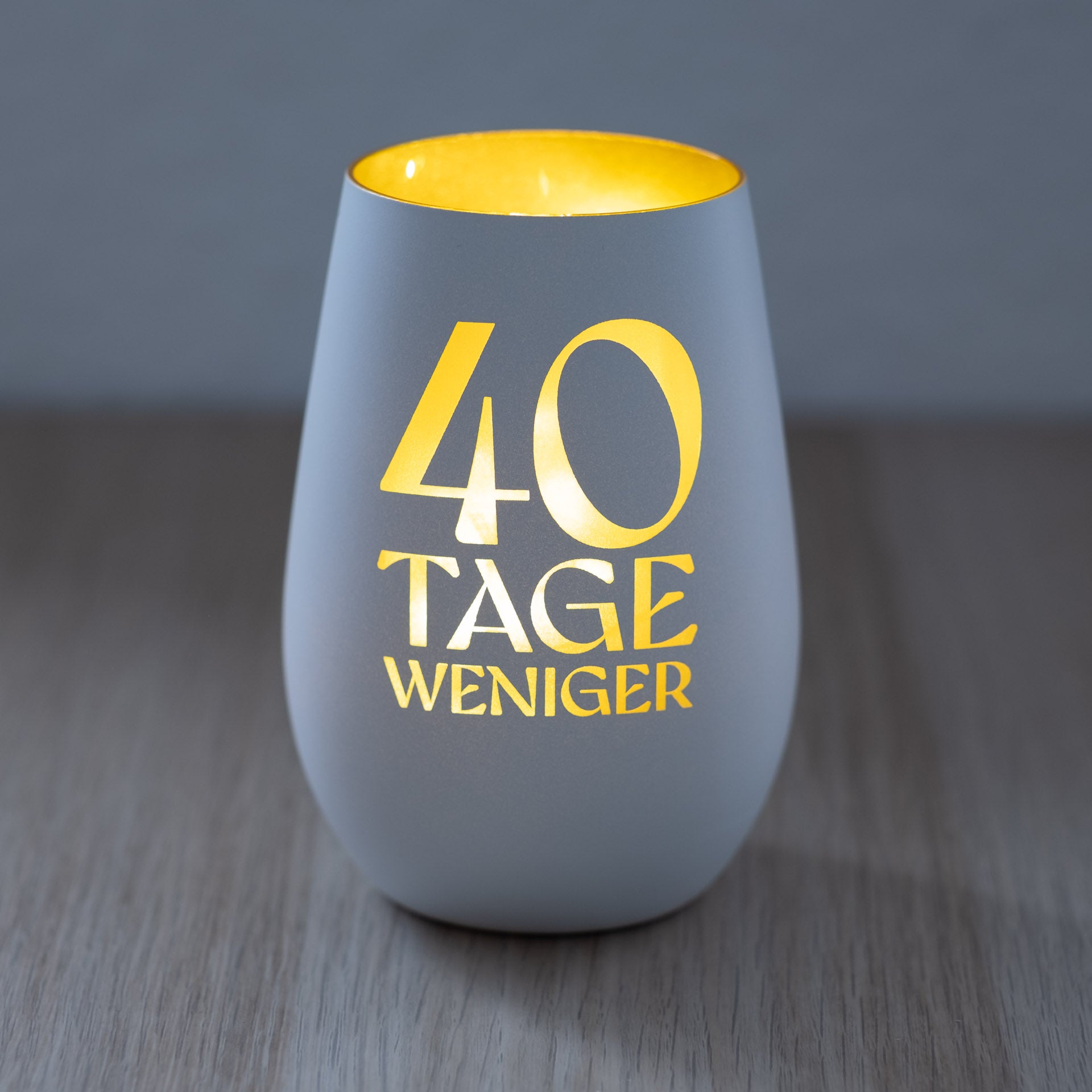 Windlicht 40 Tage weniger. Fastenzeit