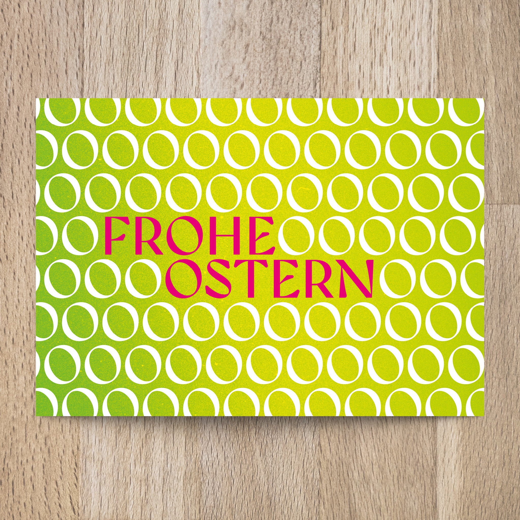 Postkarte Frohe Ostern - Undarstellbar