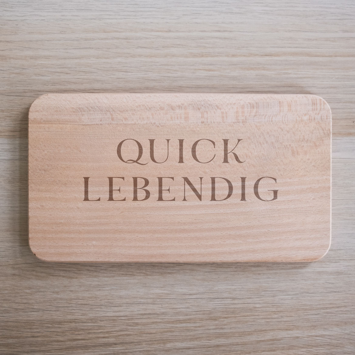 Frühstücksbrett Quicklebendig