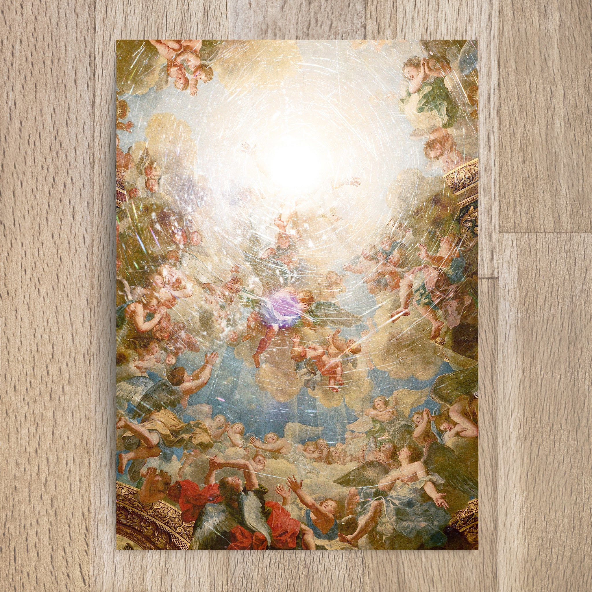Postkarte Gescheiterte Versuche der Gottesfotografie - Undarstellbar
