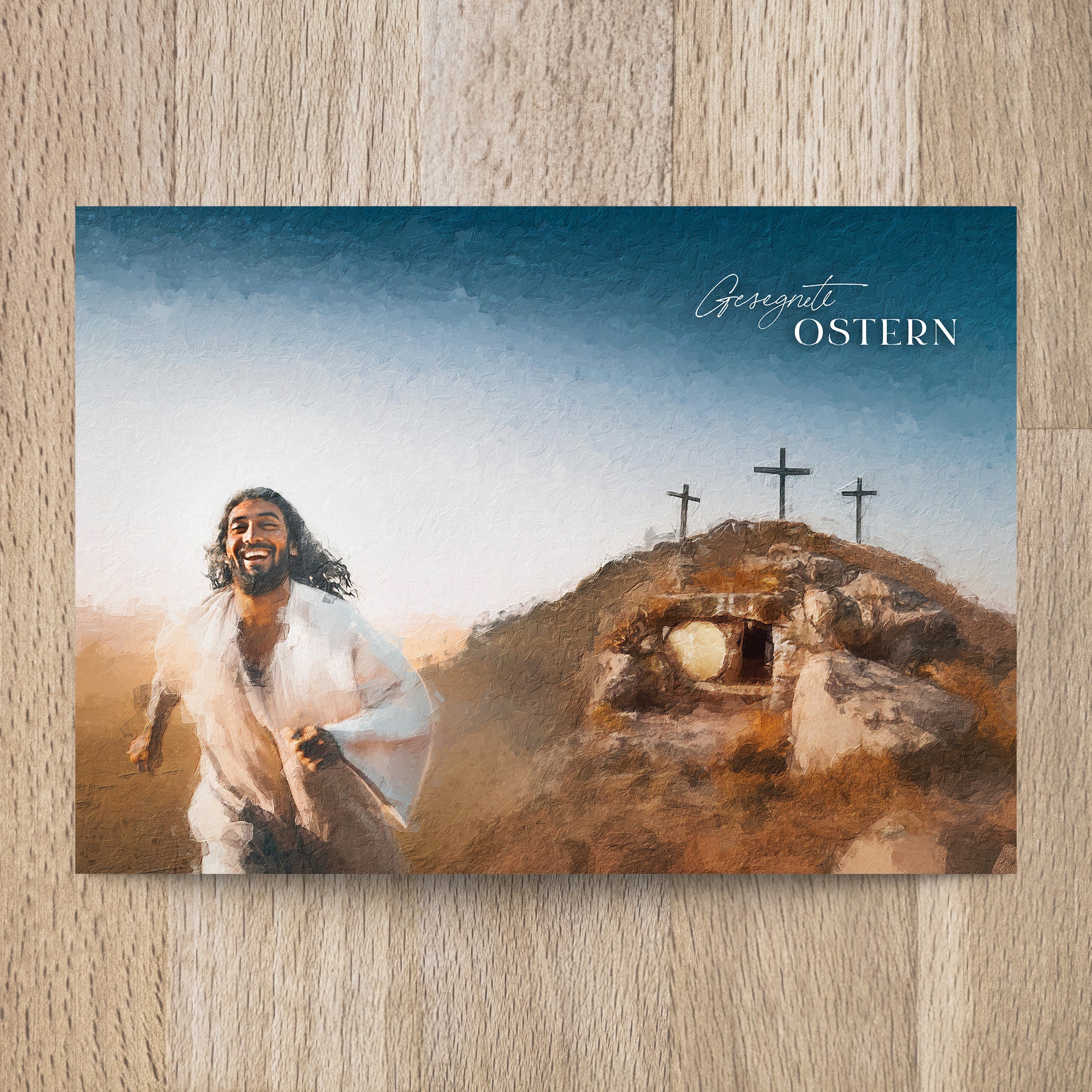 Postkarte Gesegnete Ostern - Undarstellbar