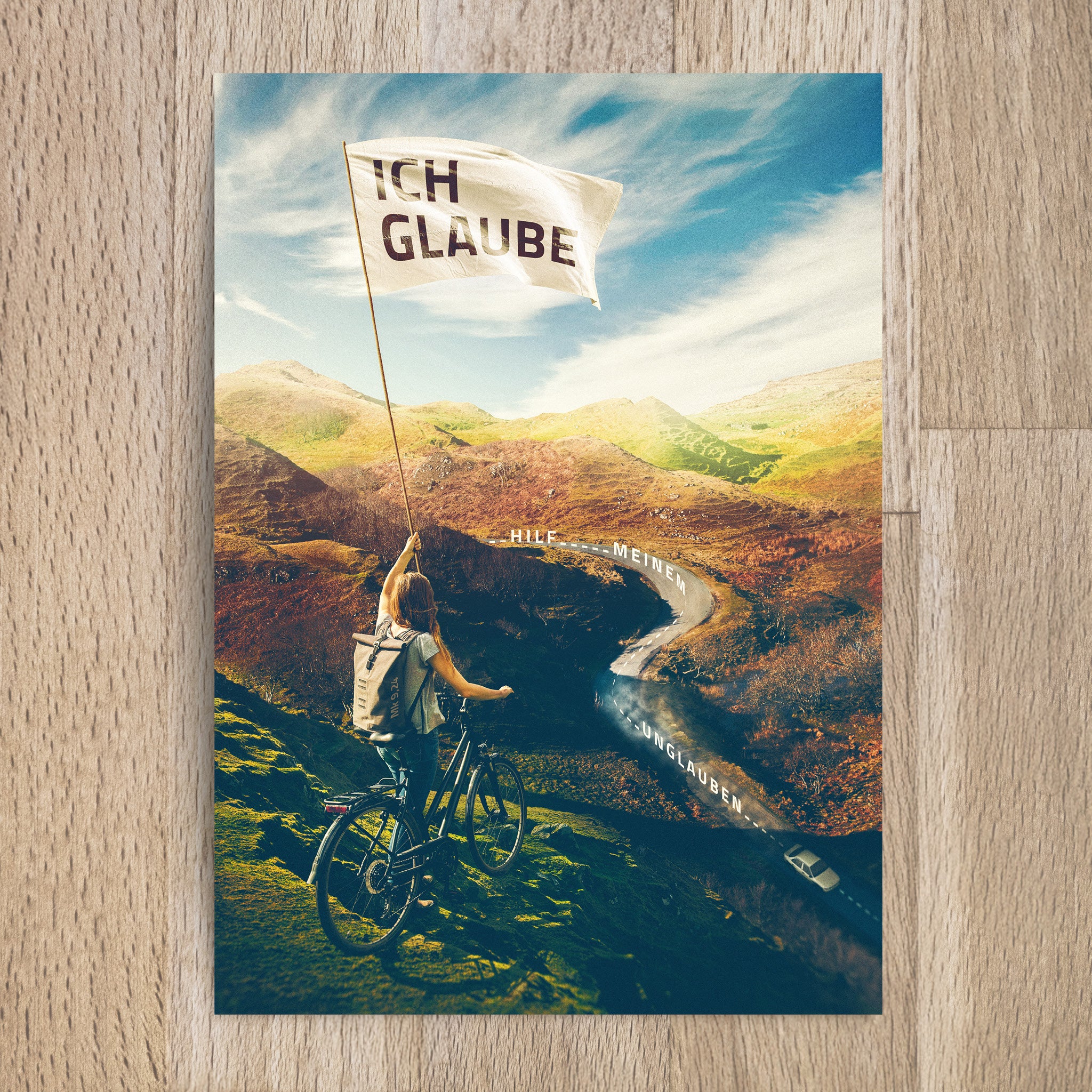 Postkarte Ich glaube; hilf meinem Unglauben! - Undarstellbar