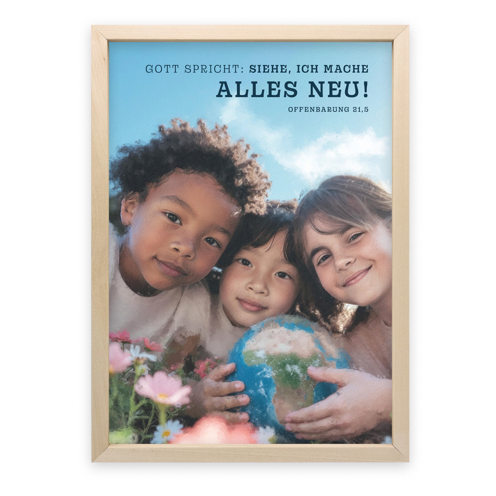 Poster Jahreslosung 2026 Motiv Kinder - Undarstellbar