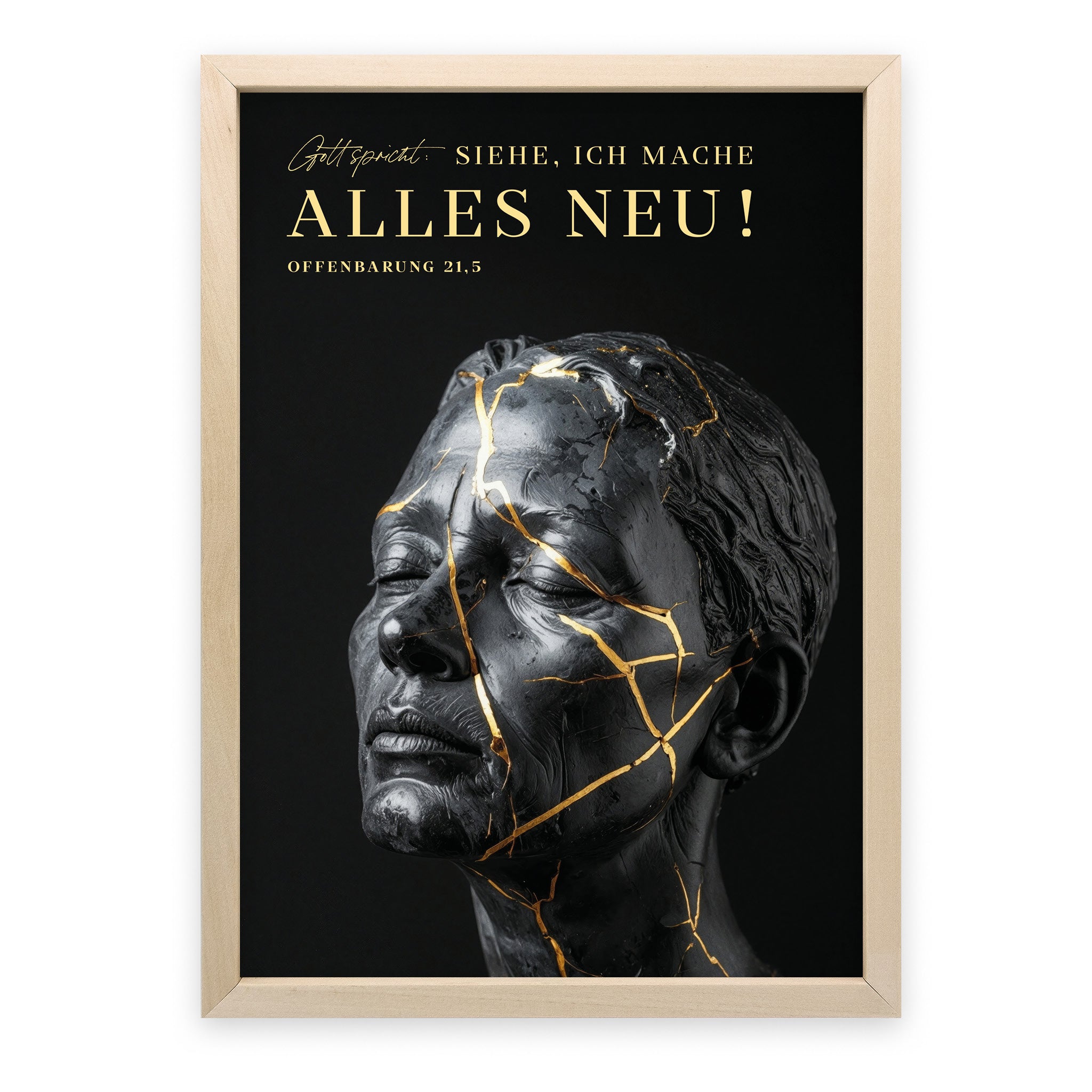 Poster Jahreslosung 2026 Motiv Kintsugi - Undarstellbar