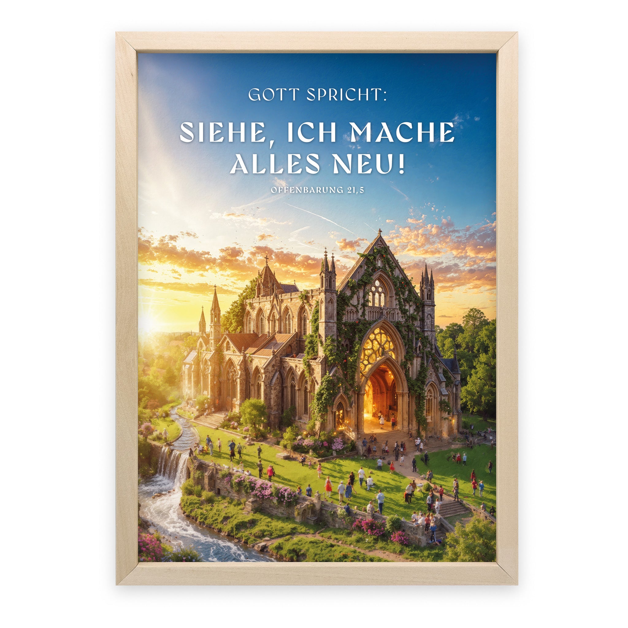 Poster Jahreslosung 2026 Motiv Offene Kirche - Undarstellbar