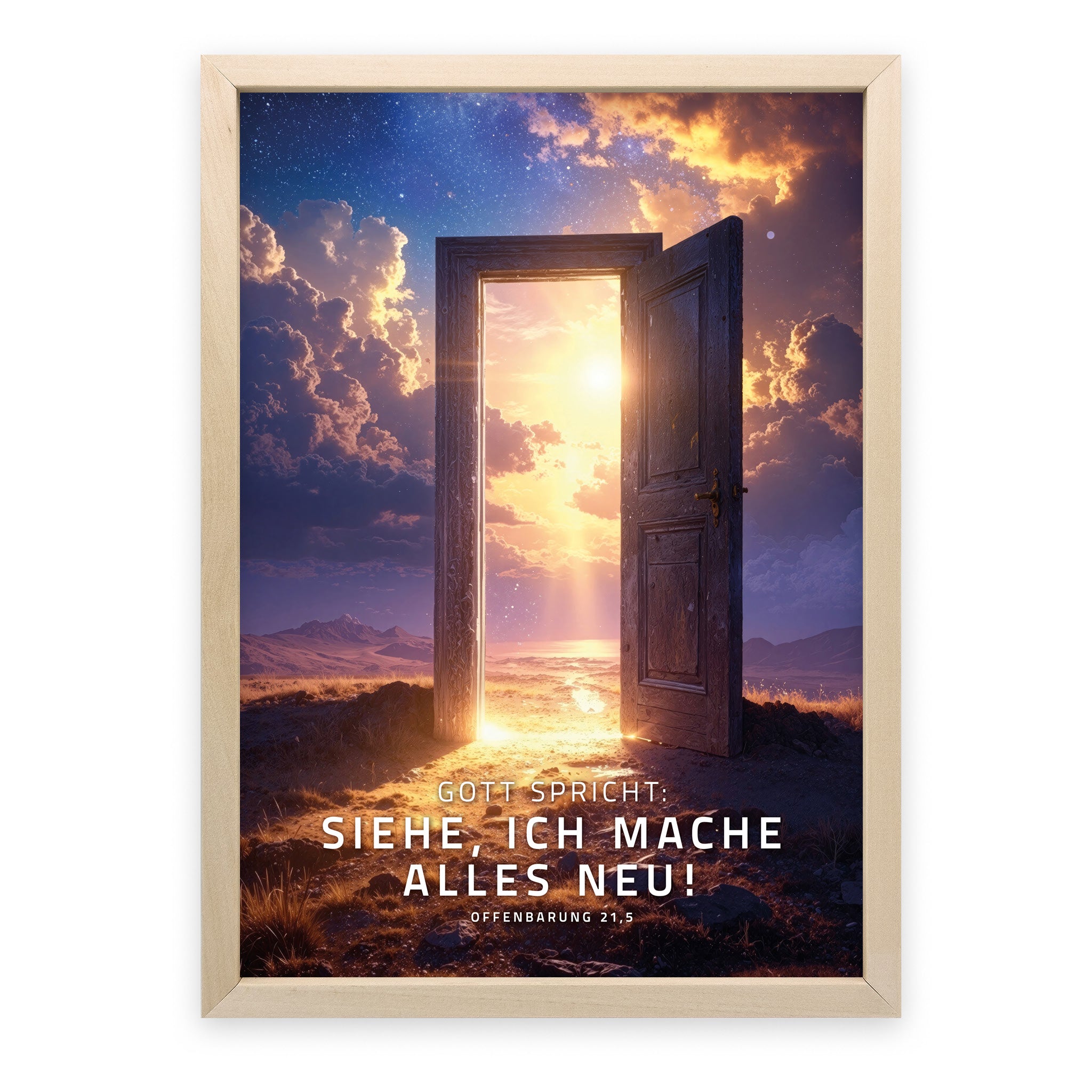 Poster Jahreslosung 2026 Motiv Tür - Undarstellbar