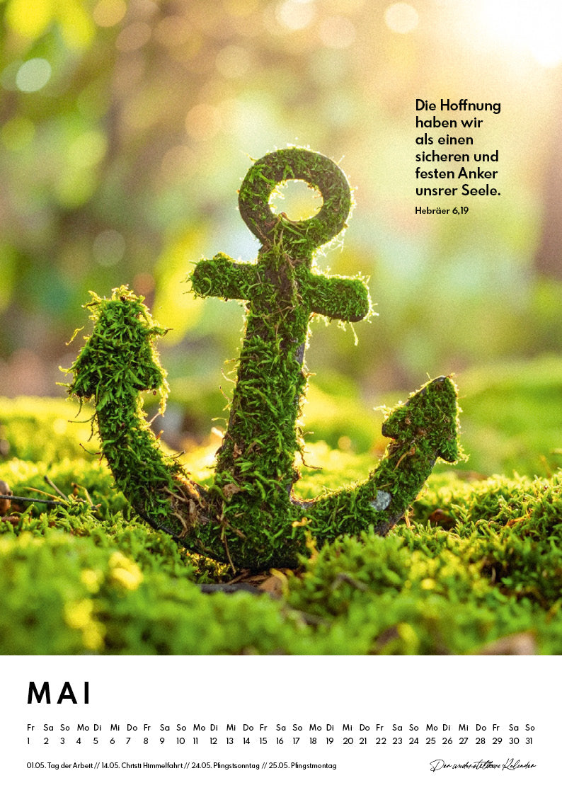 Kalender 2026 Jahreslosung + Monatssprüche