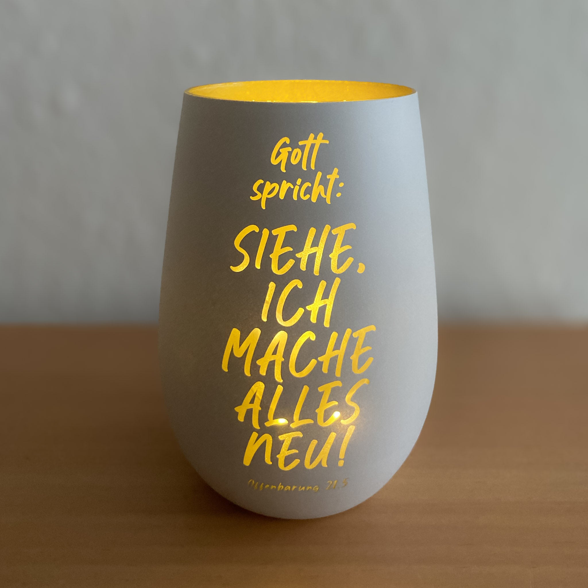 Windlicht Jahreslosung 2026