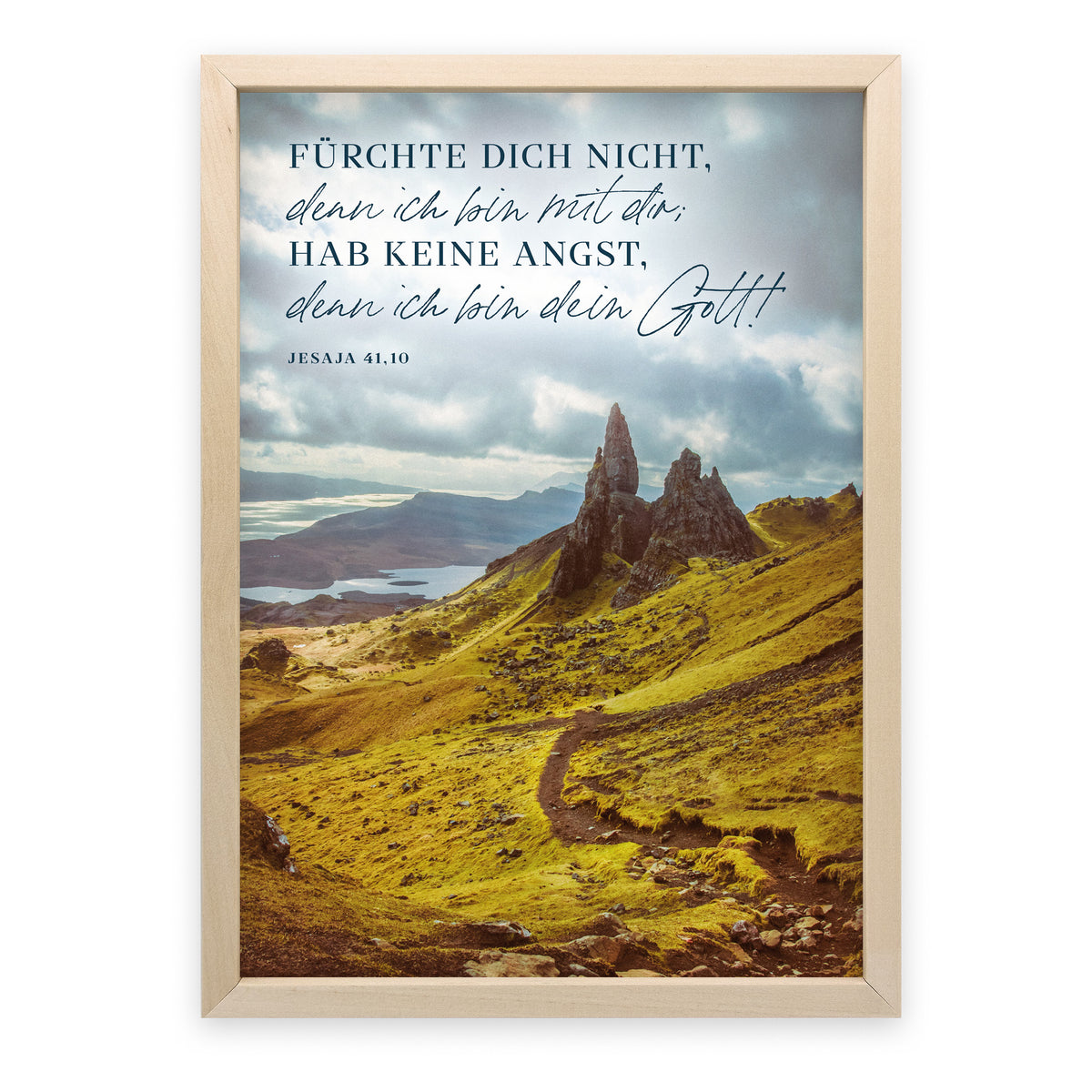 Poster Jahreslosung 2027 Motiv Abenteuer Berge