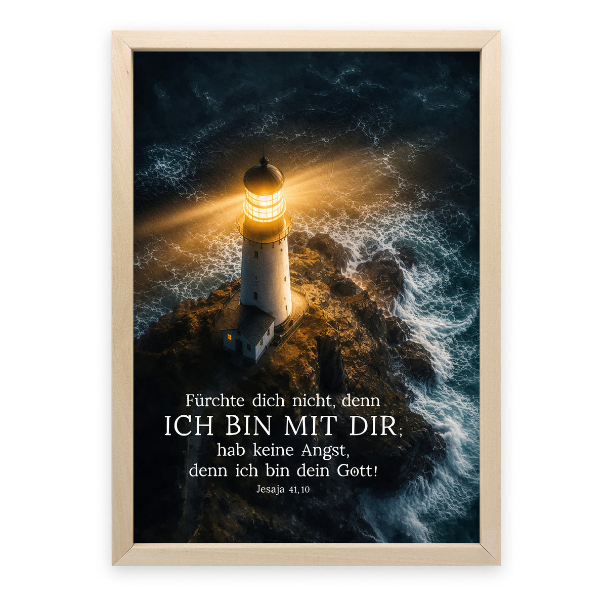 Poster Jahreslosung 2027 Motiv Leuchtturm
