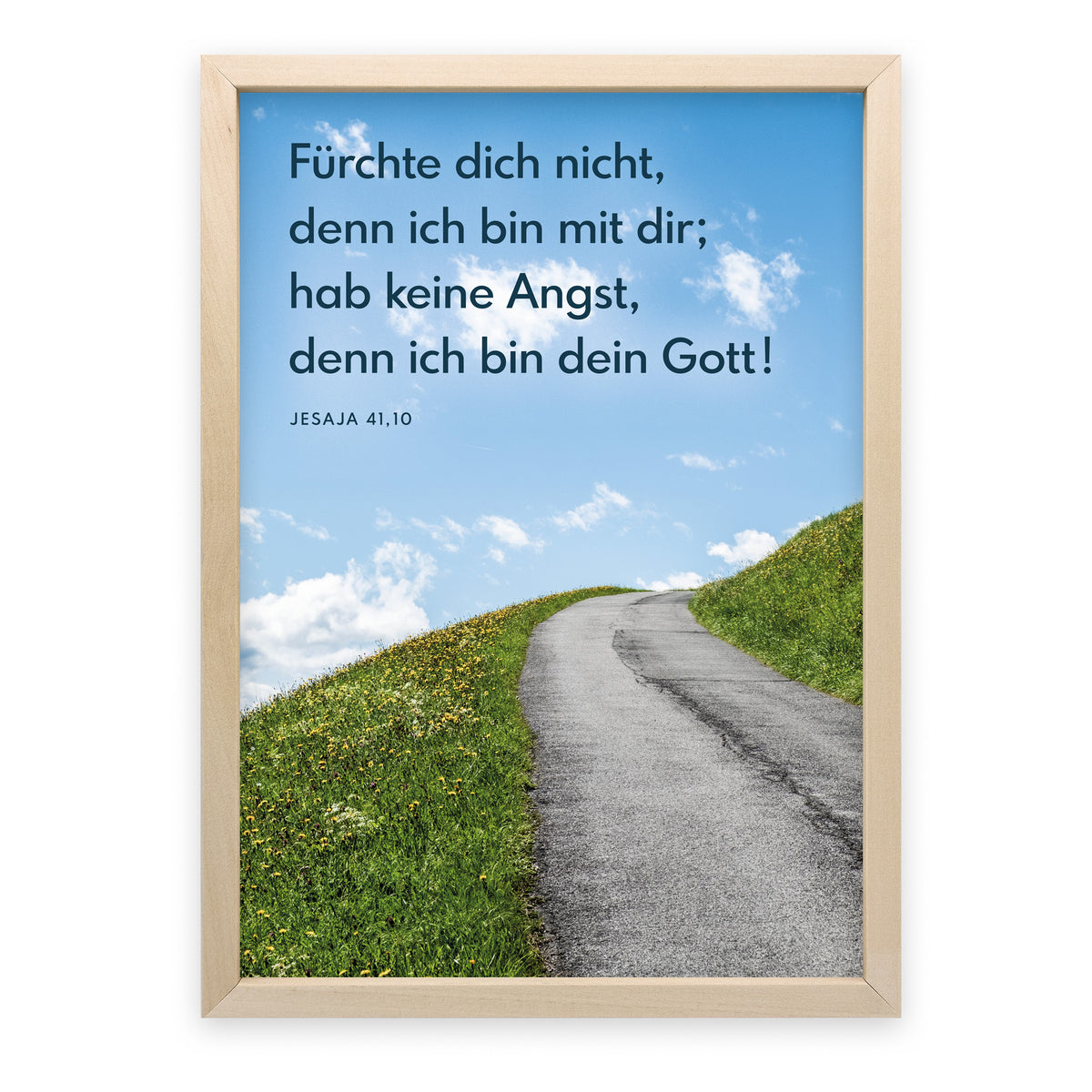 Poster Jahreslosung 2027 Motiv Nächste Kurve