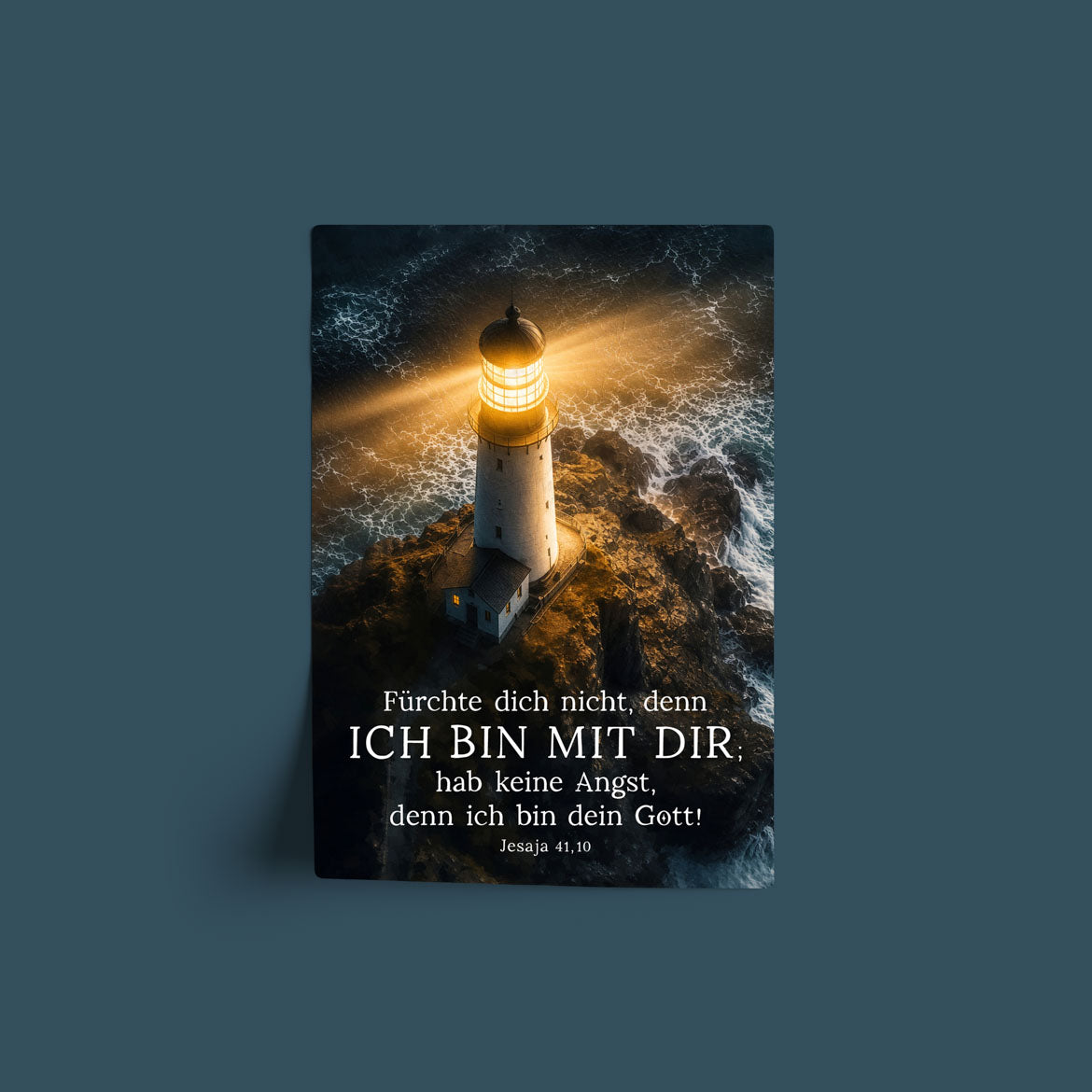 Sticker Jahreslosung 2027 Motiv Leuchtturm