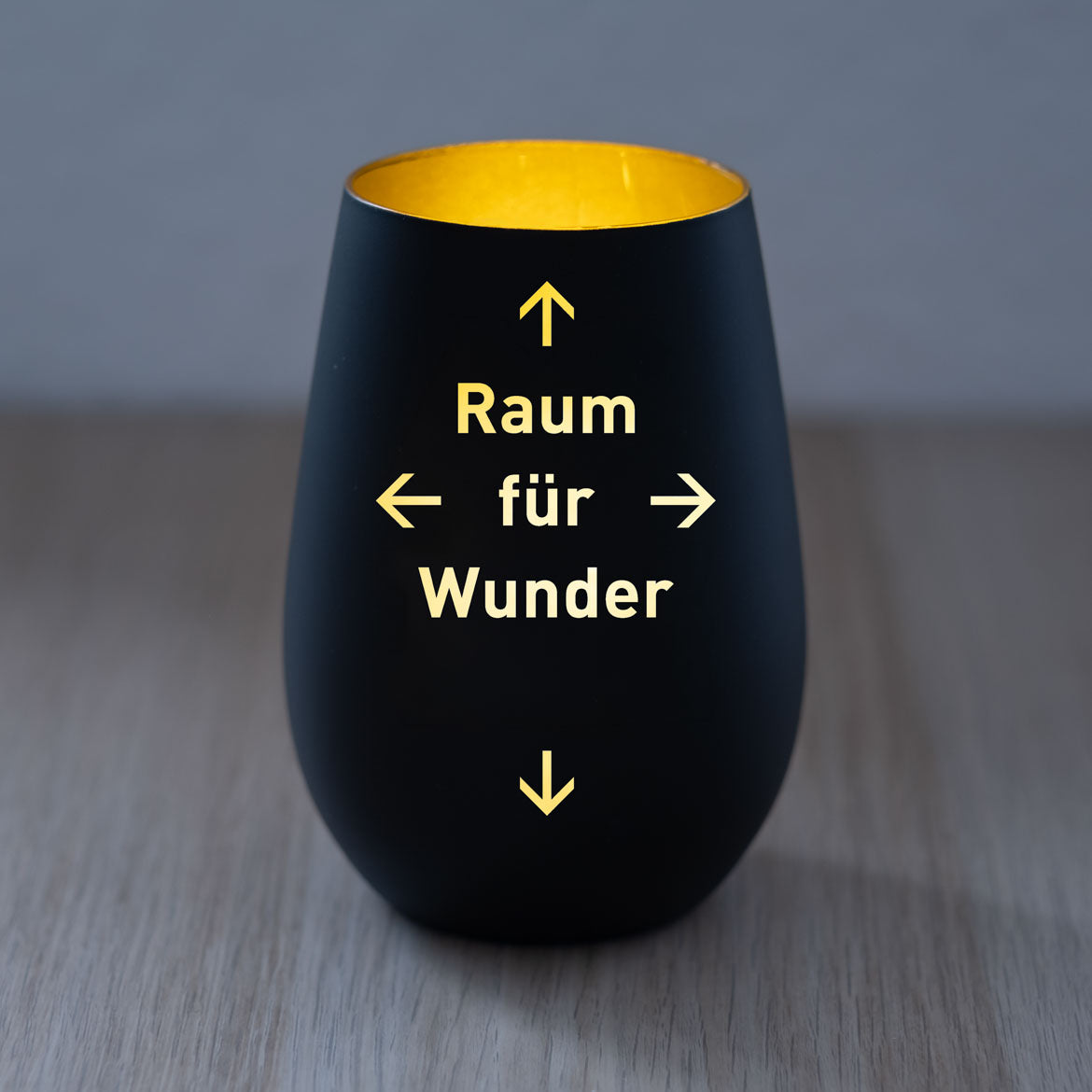 Windlicht Raum für Wunder