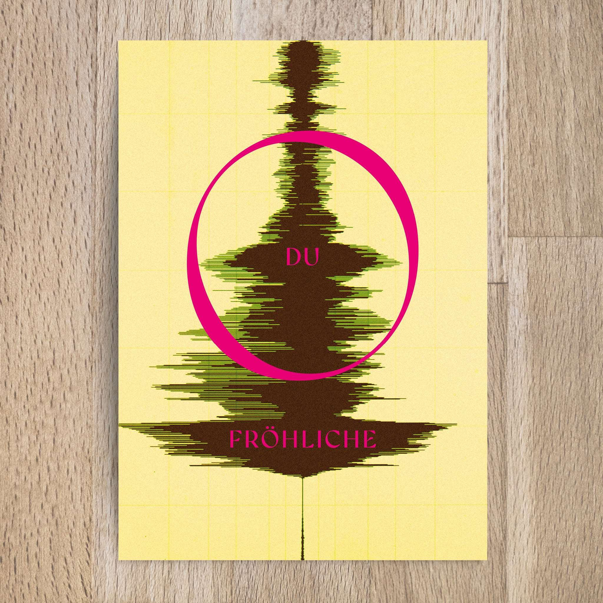 Postkarte O du fröhliche - Undarstellbar