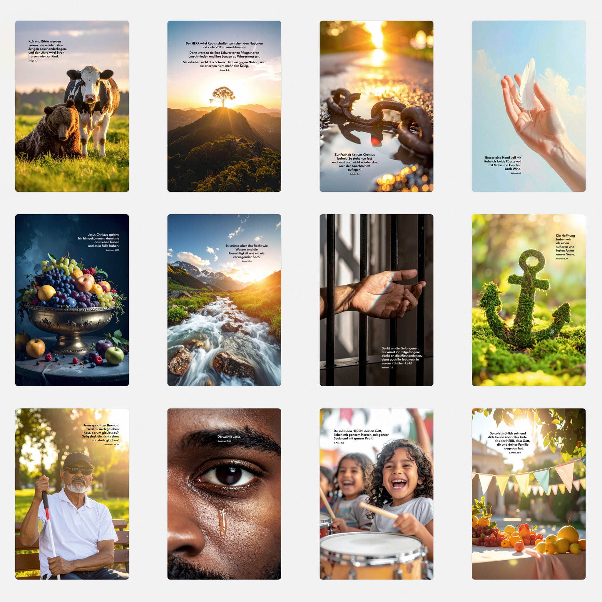 Posterset Monatssprüche 2026