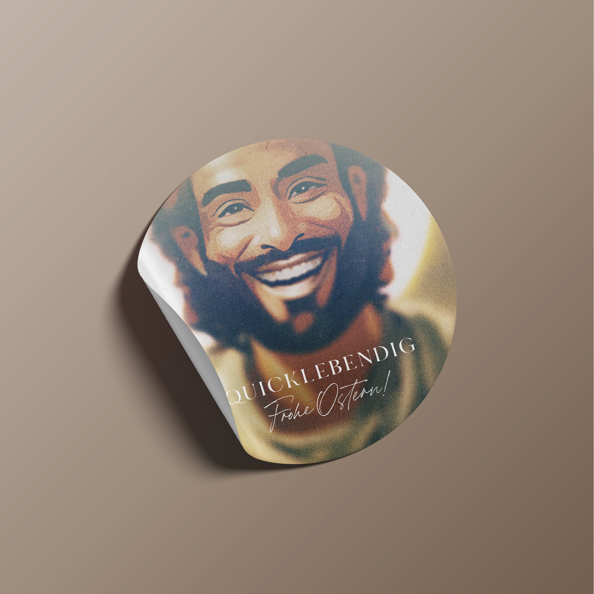 Sticker Quicklebendig. Frohe Ostern! - Undarstellbar