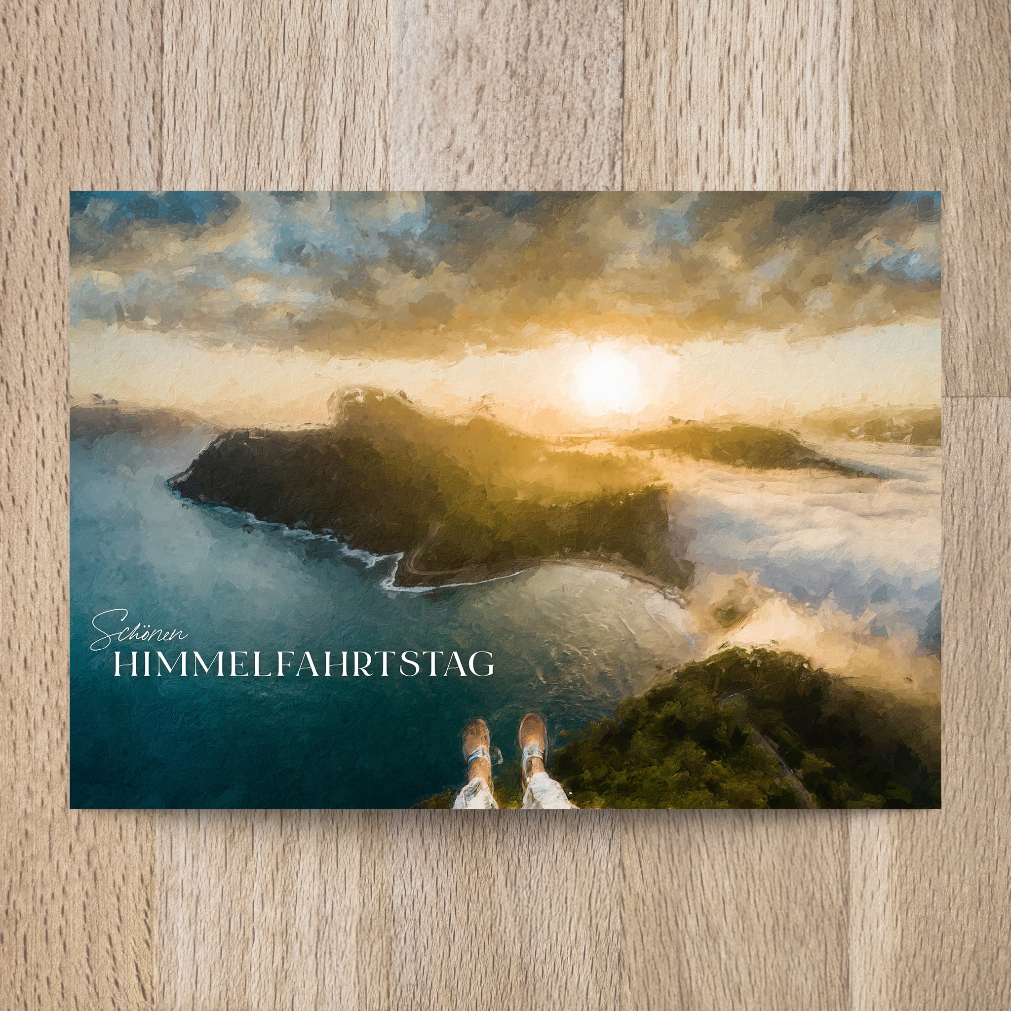 Postkarte Schönen Himmelfahrtstag - Undarstellbar