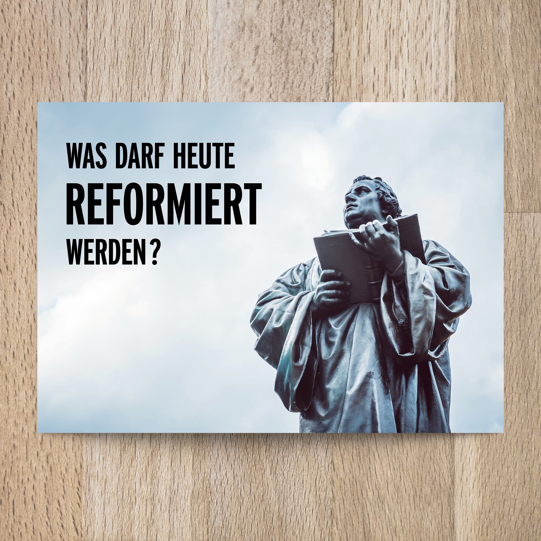 Postkarte Was darf heute reformiert werden? - Undarstellbar