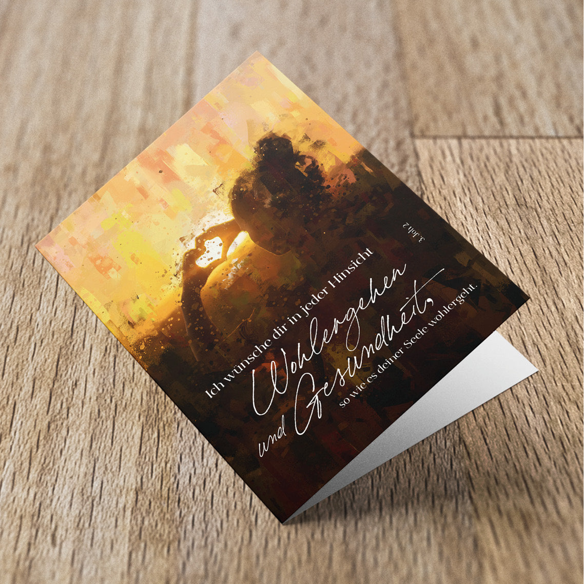 Grußkarte Ich wünsche dir in jeder Hinsicht Wohlergehen und Gesundheit