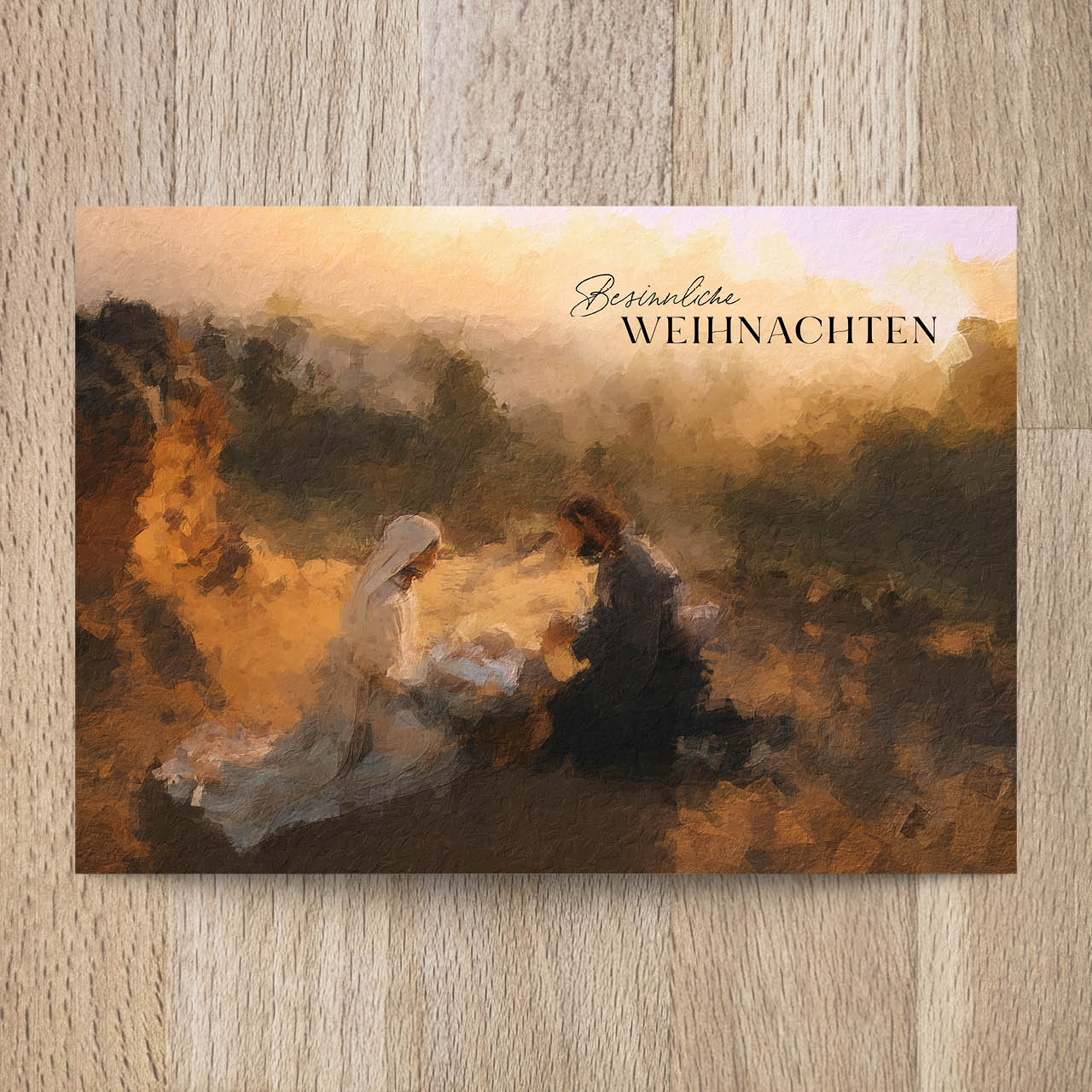 Postkarte Besinnliche Weihnachten