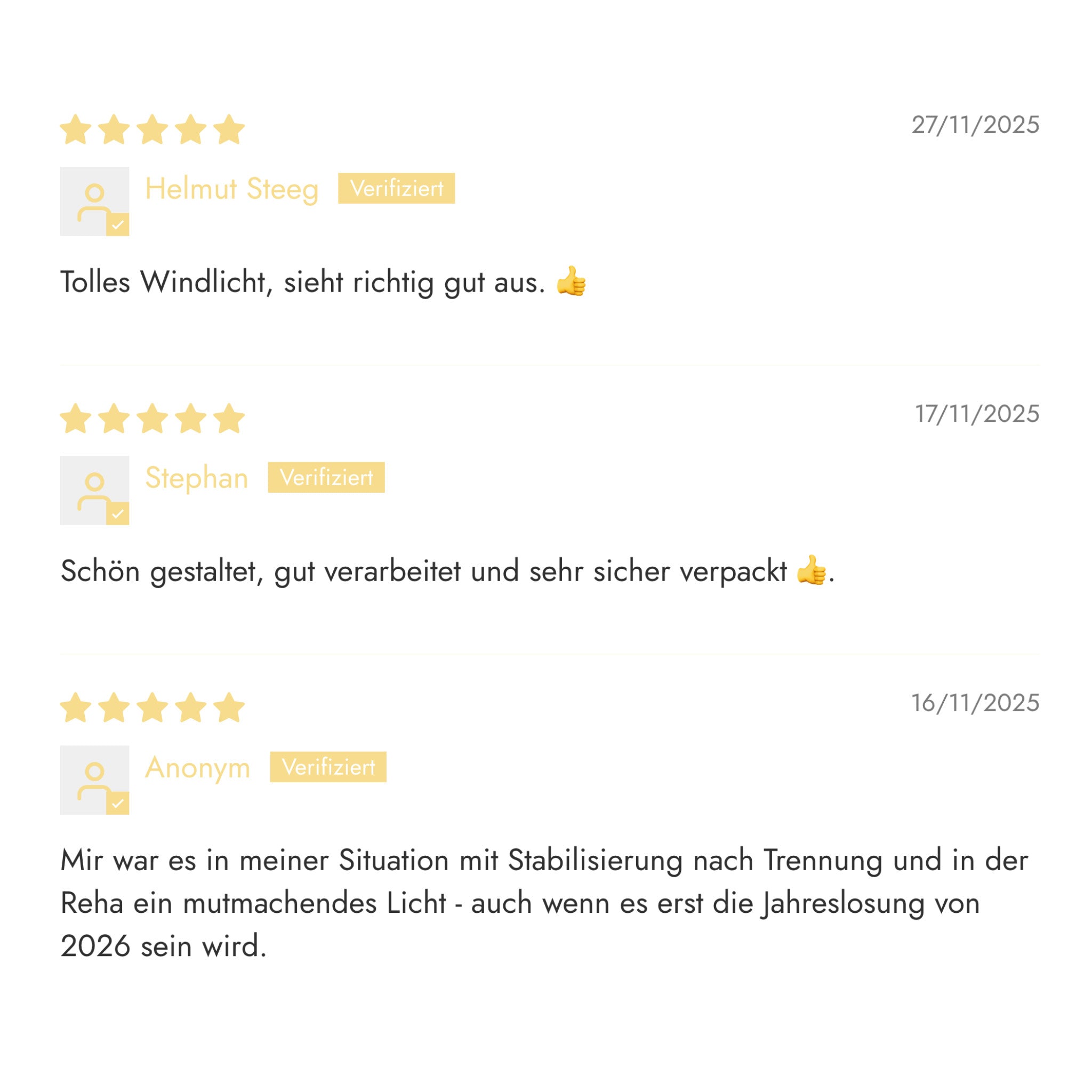 Windlicht Jahreslosung 2026