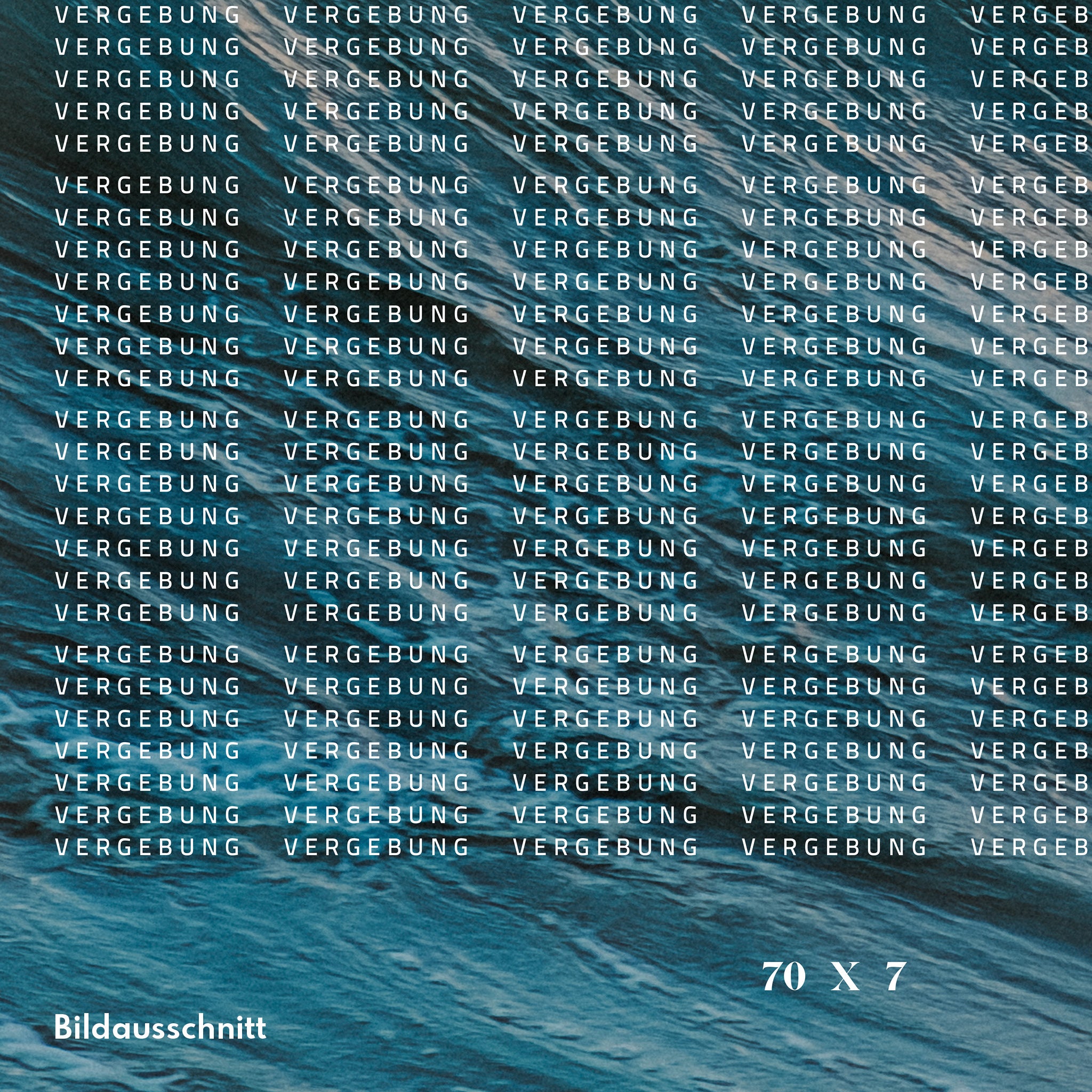 Poster 70x7 Vergebung – So tief wie das Meer