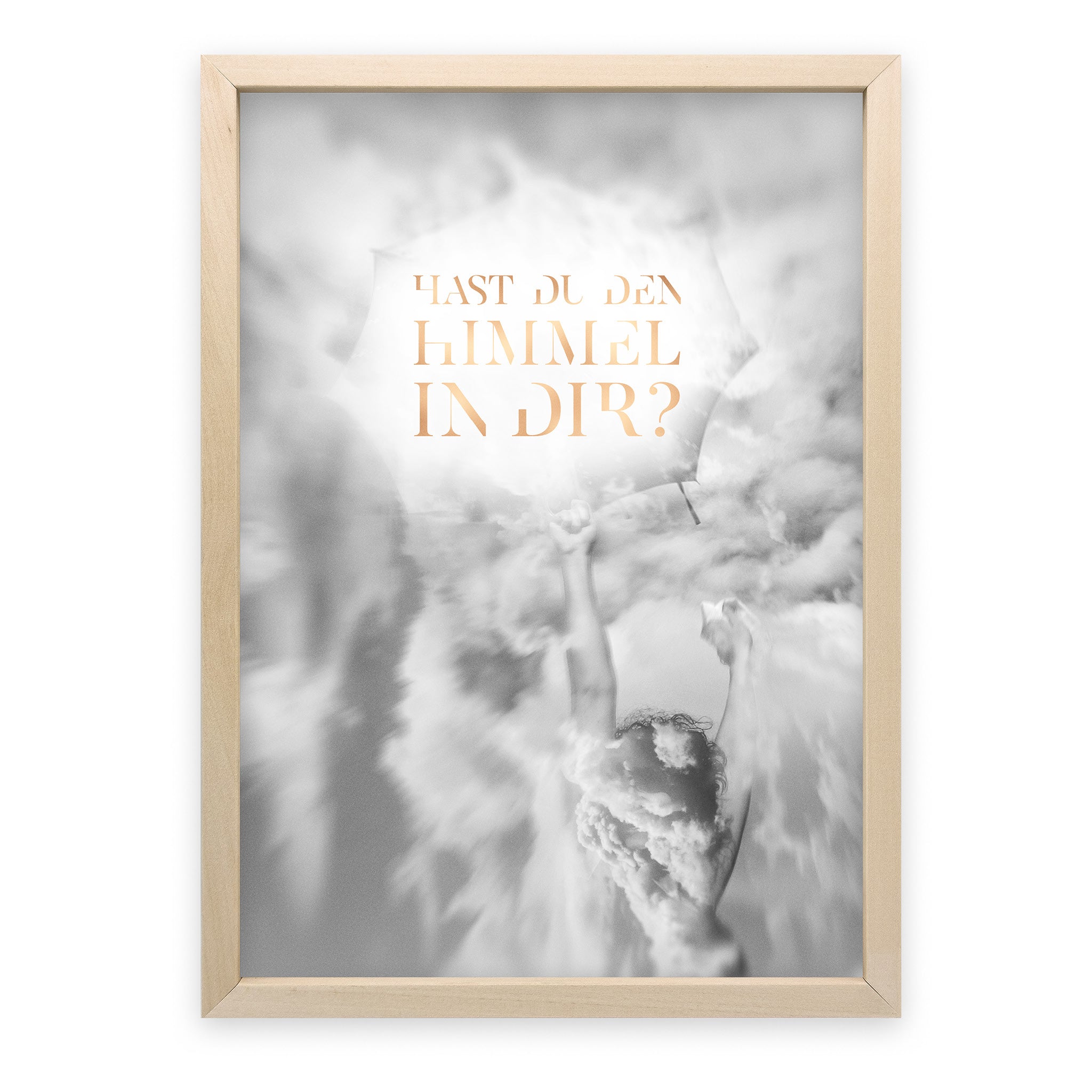 Poster Hast du den Himmel in dir?