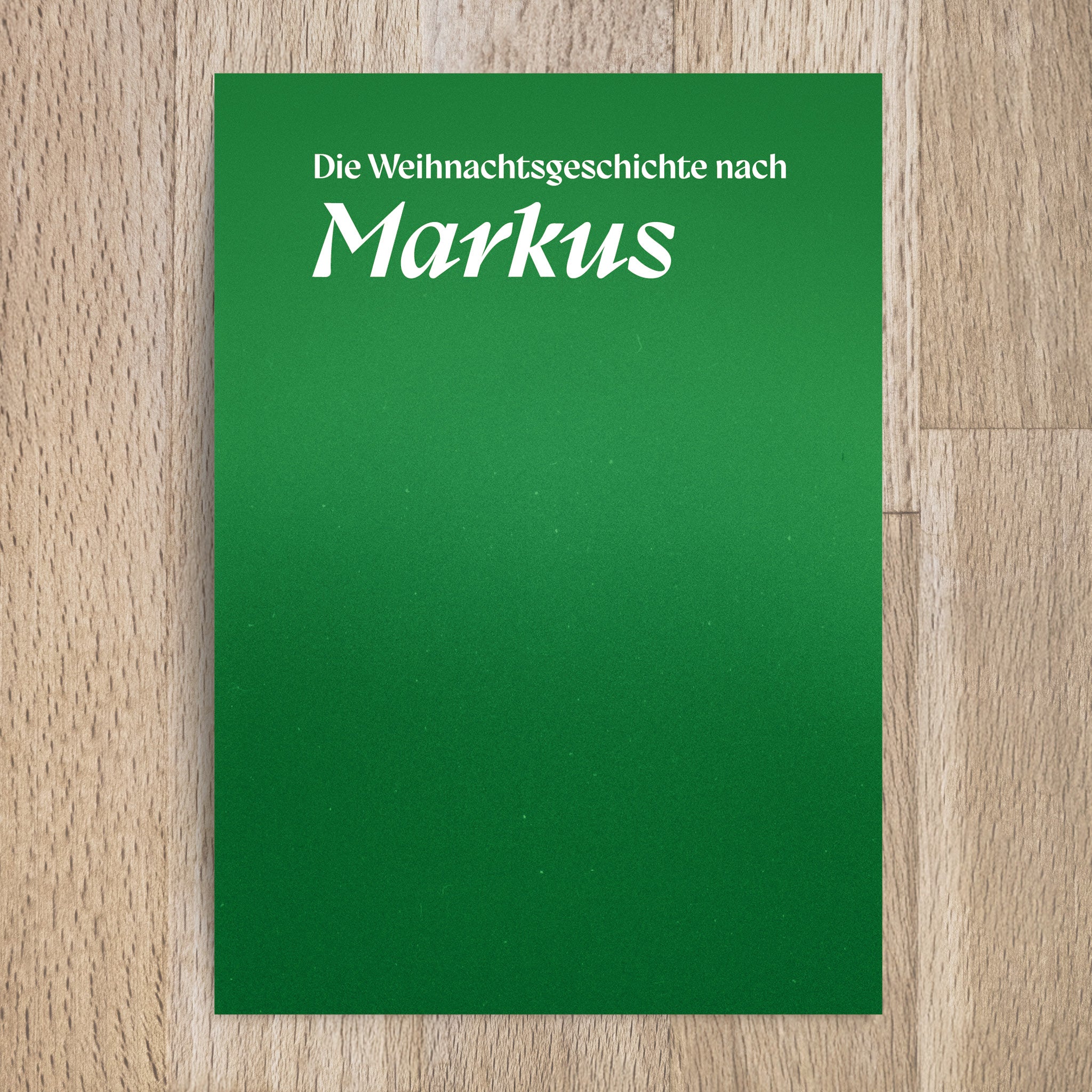 Postkarte Die Weihnachtsgeschichte nach Markus