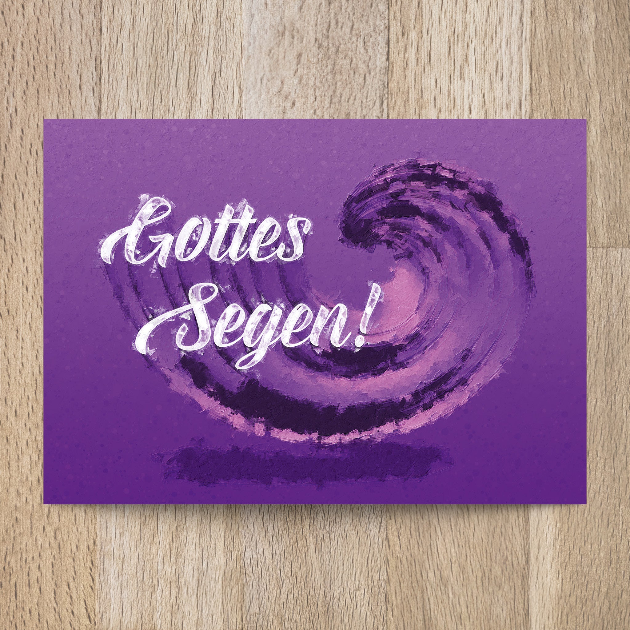 Postkarte Gottes Segen! - Undarstellbar