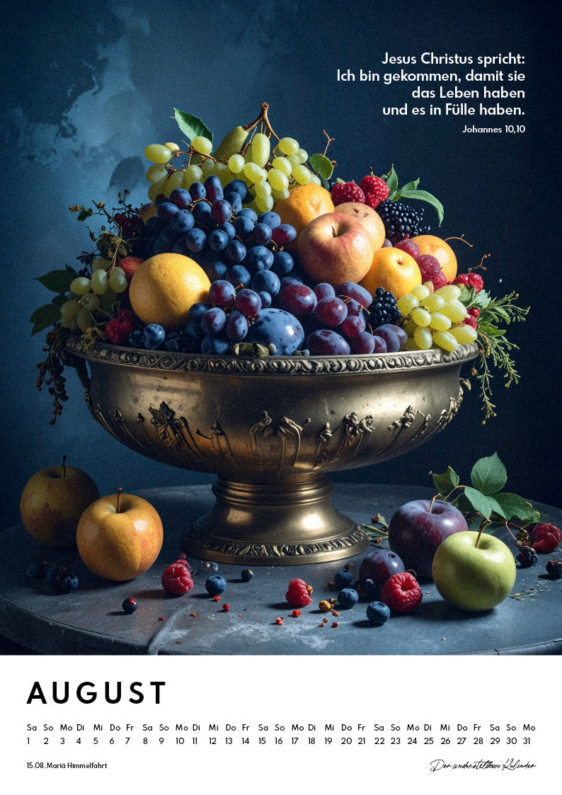 Kalender 2026 Jahreslosung + Monatssprüche