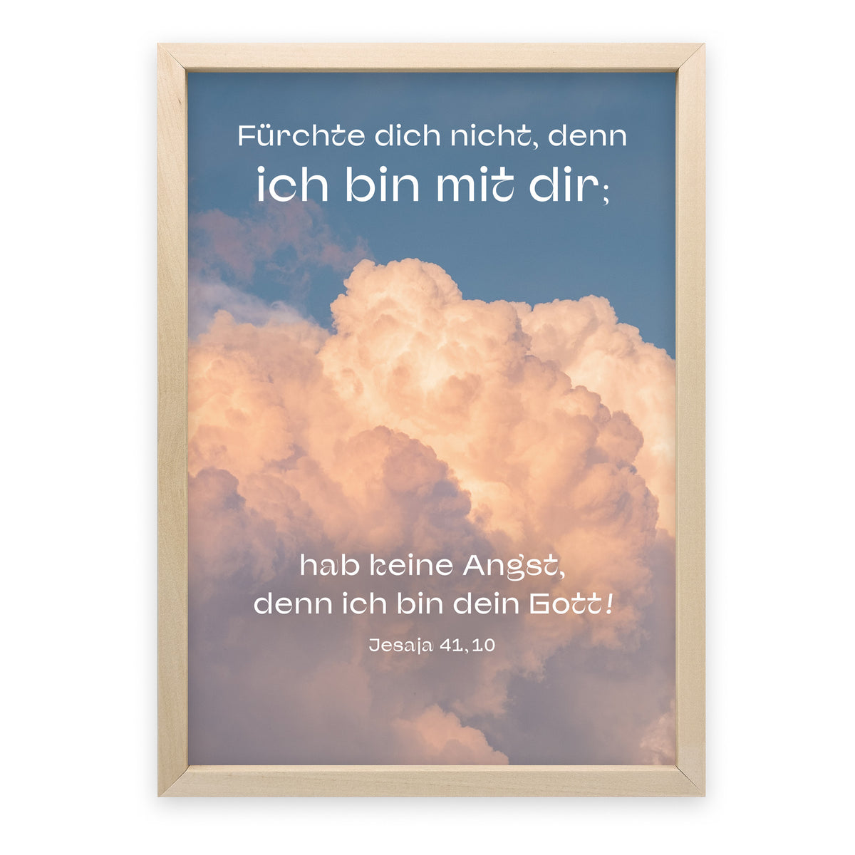 Poster Jahreslosung 2027 Motiv Offener Himmel