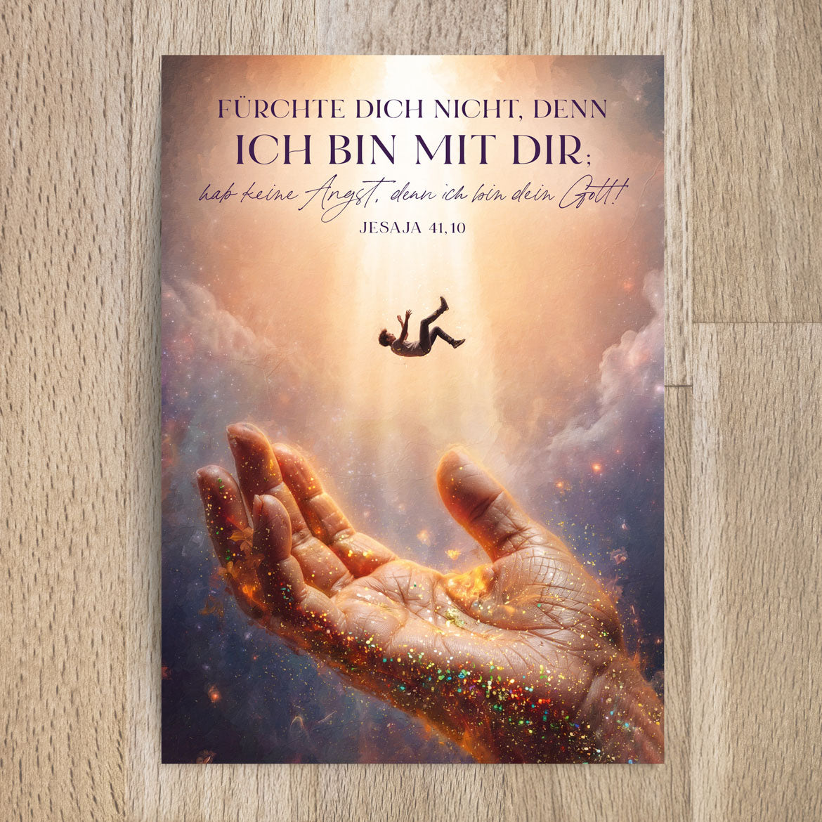 Postkarte Jahreslosung 2027 Motiv Hand Gottes