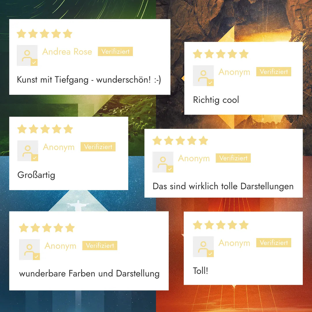 Christliches Posterset DIN A2 – 4 Feiertage