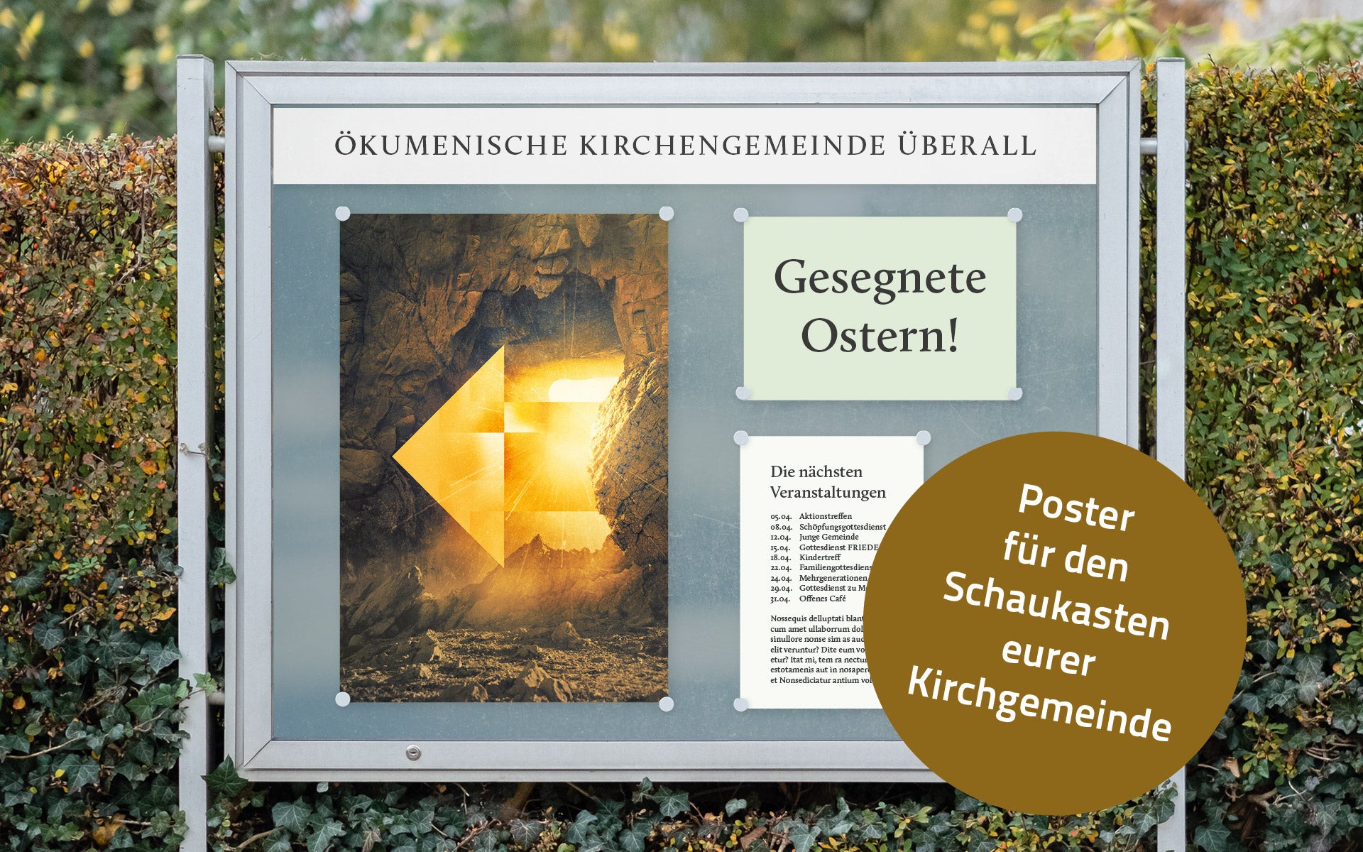 Poster Weiter geht's – Ostern