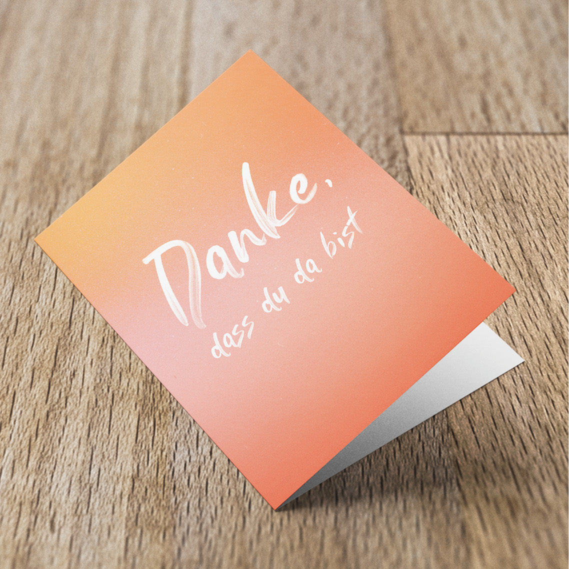 Grußkarte Danke, dass du da bist
