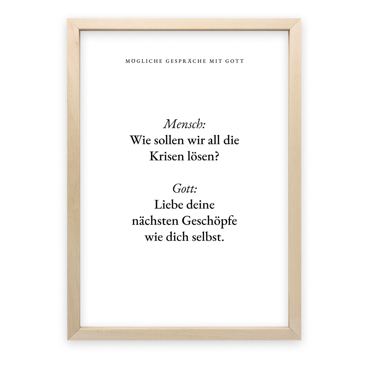 Poster Wie sollen wir all die Krisen lösen?